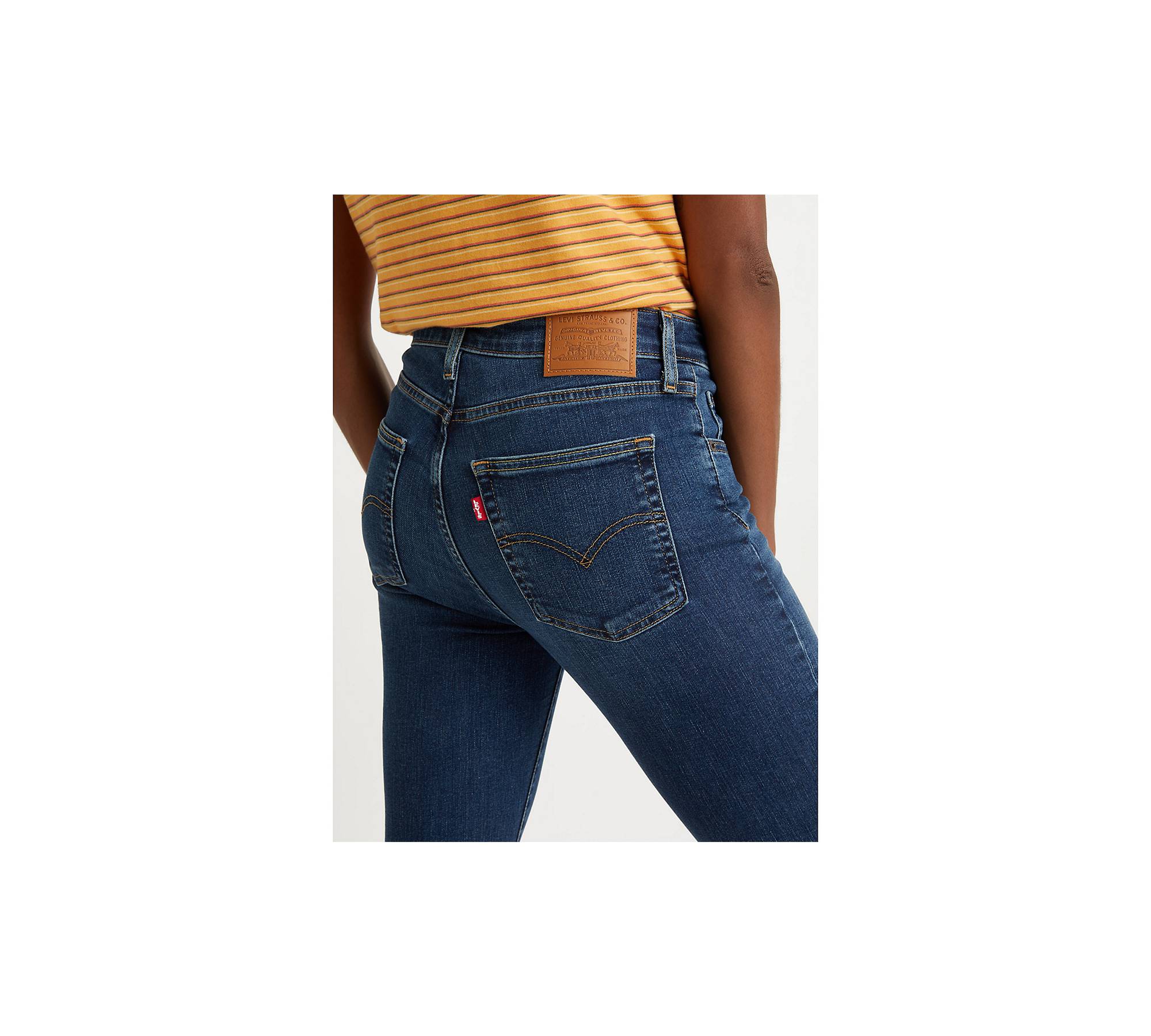 Women's Low Cut Hipster Jeans Bootcut Black Jeans Pants + Belt Size  6,8,10,12,14