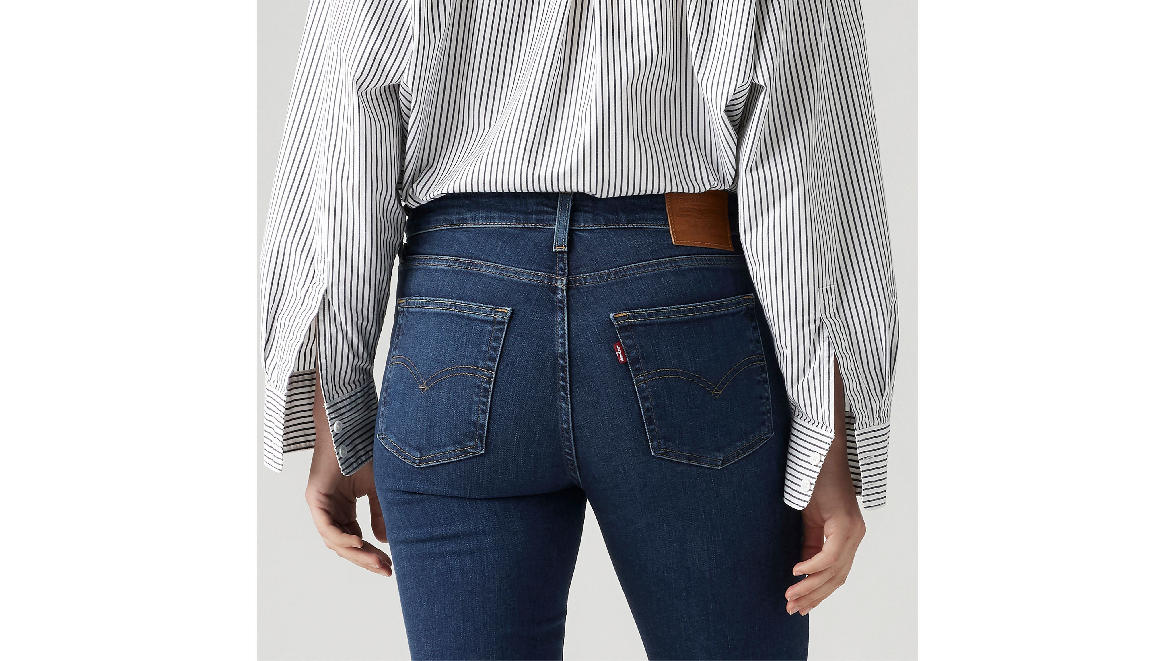 Dżinsy 725™ Bootcut Z wysokim Stanem - Niebieski | Levi's® PL
