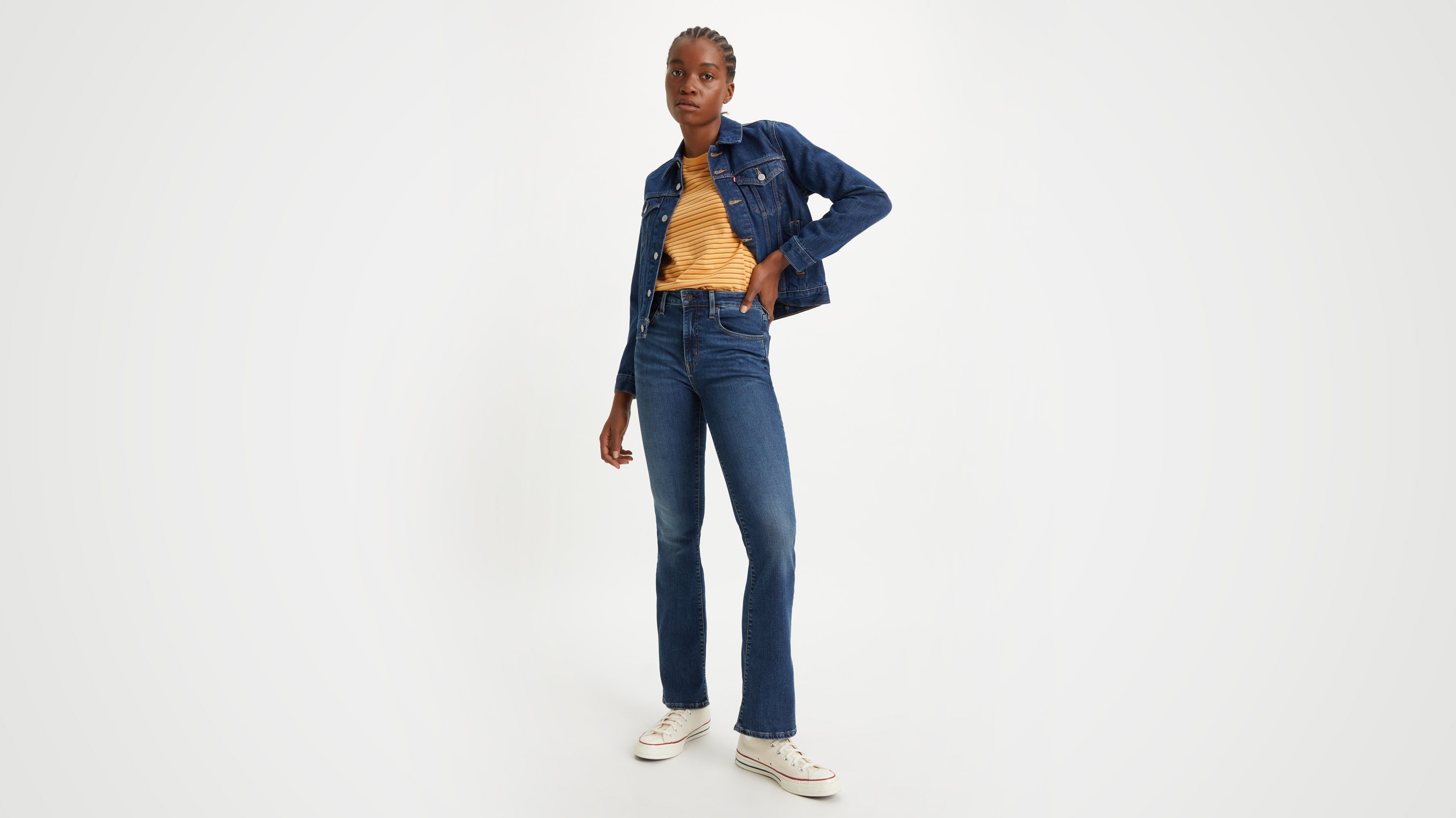 725™ Bootcut Jeans met Hoge Taille