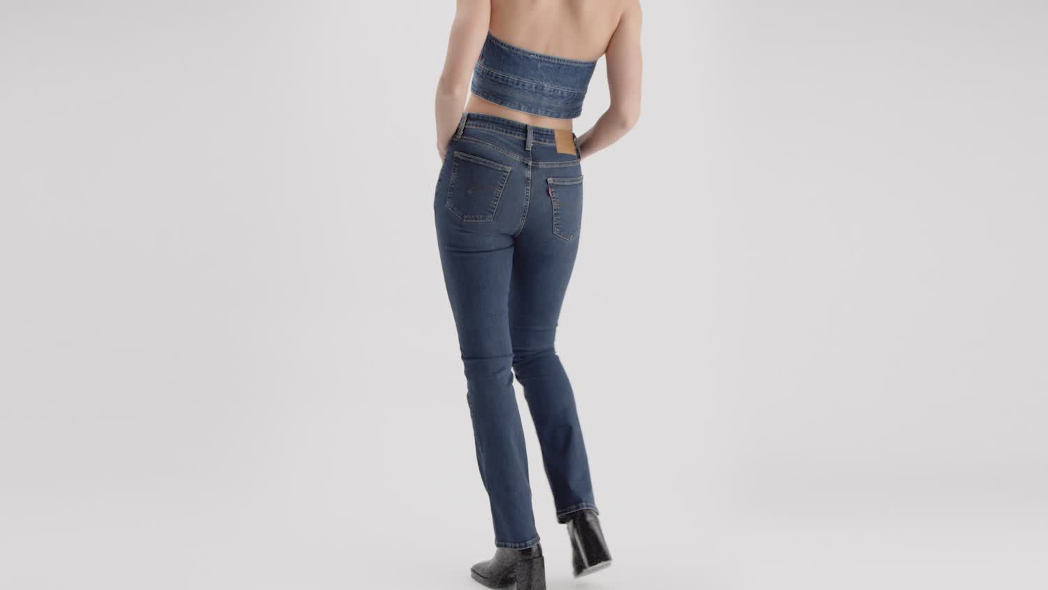 Levis 187590063 Womens 725 High Rise Bootcut Jeans Soft Black – J.C.  Western® Wear