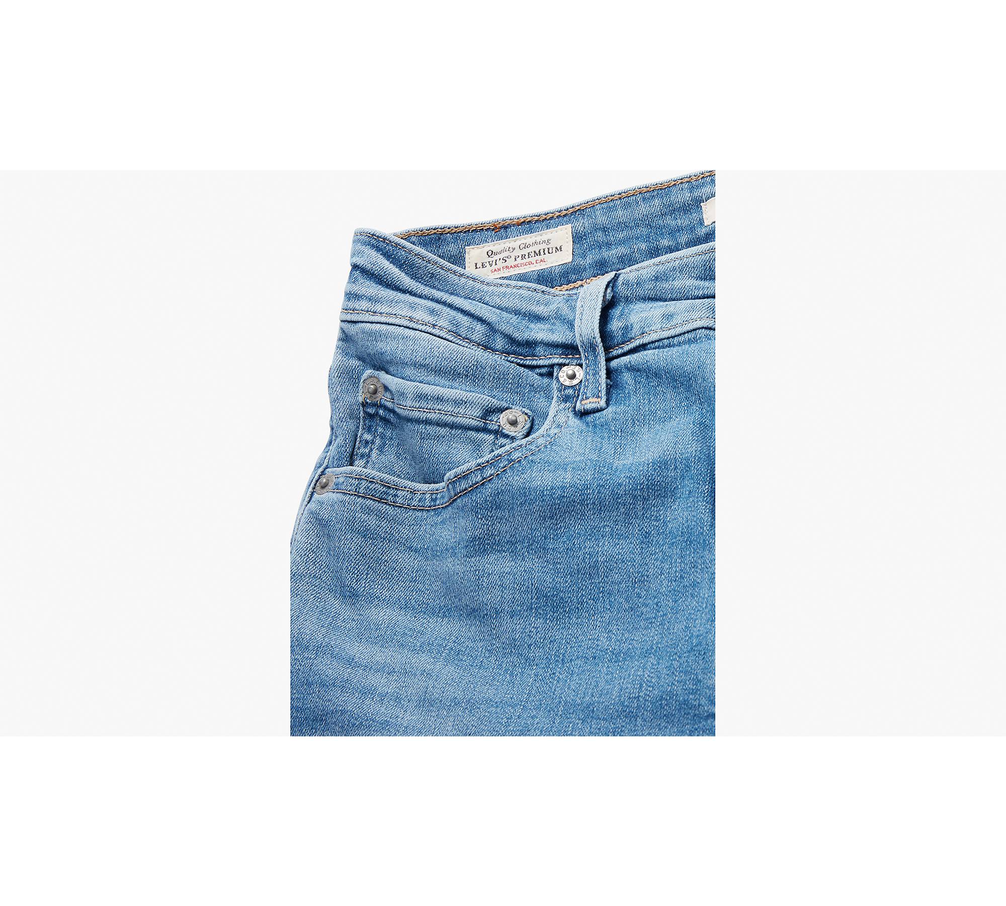 Women Denim Jeans High Waist Button Pockets Super Mini Shorts Pants Jeans  Blue M