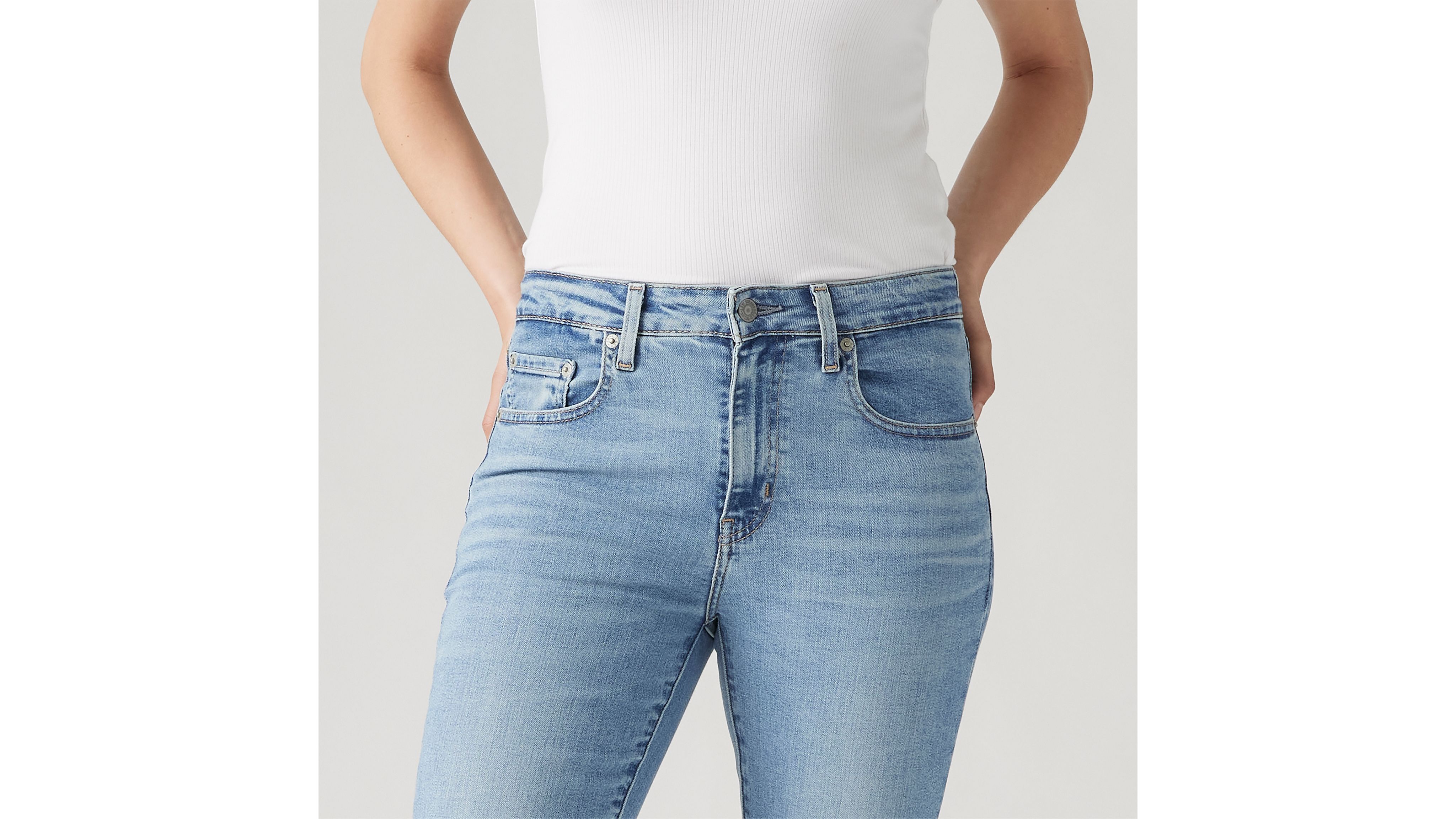 シュウ LEXA Dżinsy 725™ Bootcut Z wysokim Stanem - Niebieski | Levi's® PL