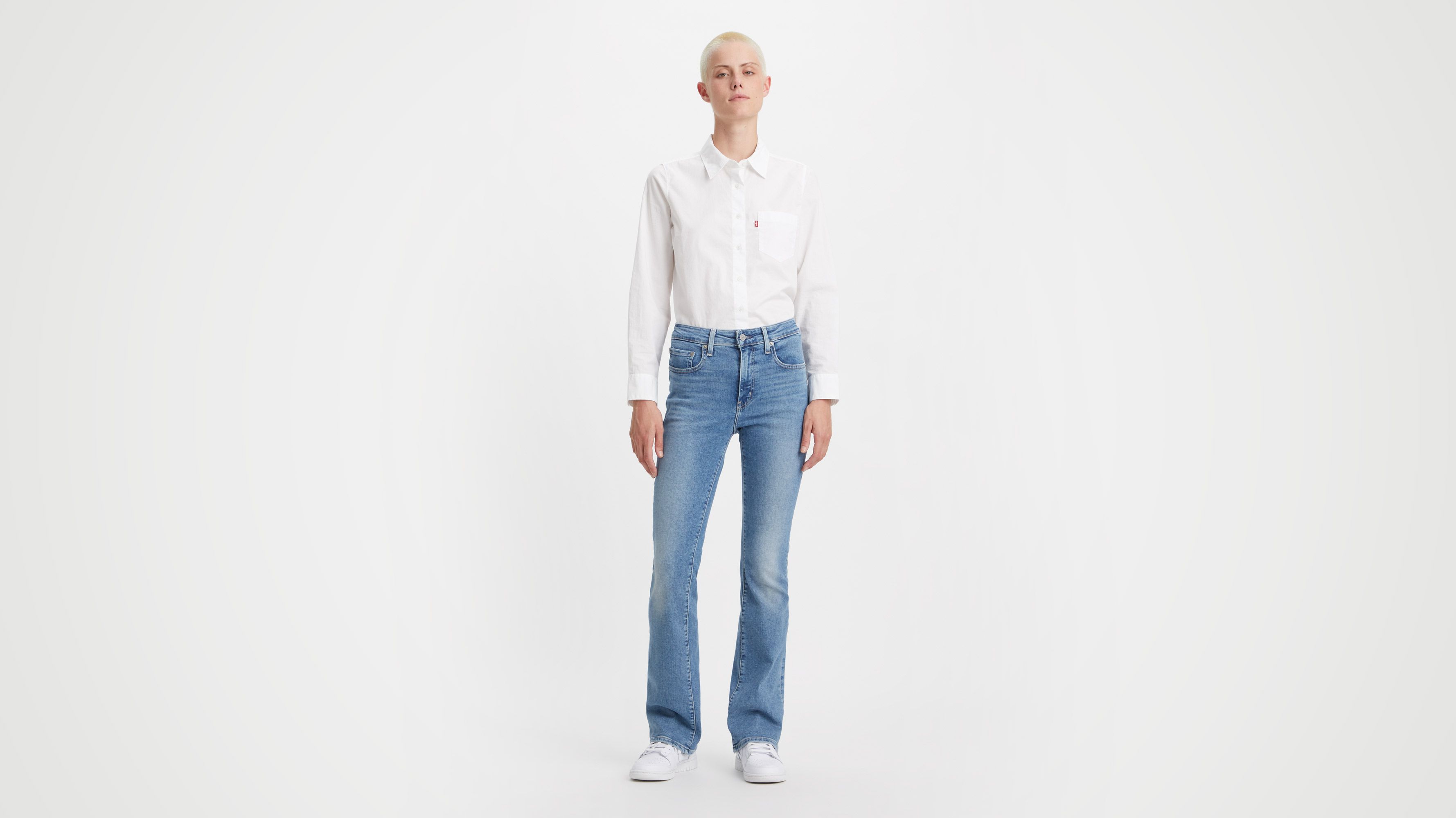 Levi's® 725™ HIGH RISE BOOTCUT - Bootcut jeans - rio fate/light-blue denim  