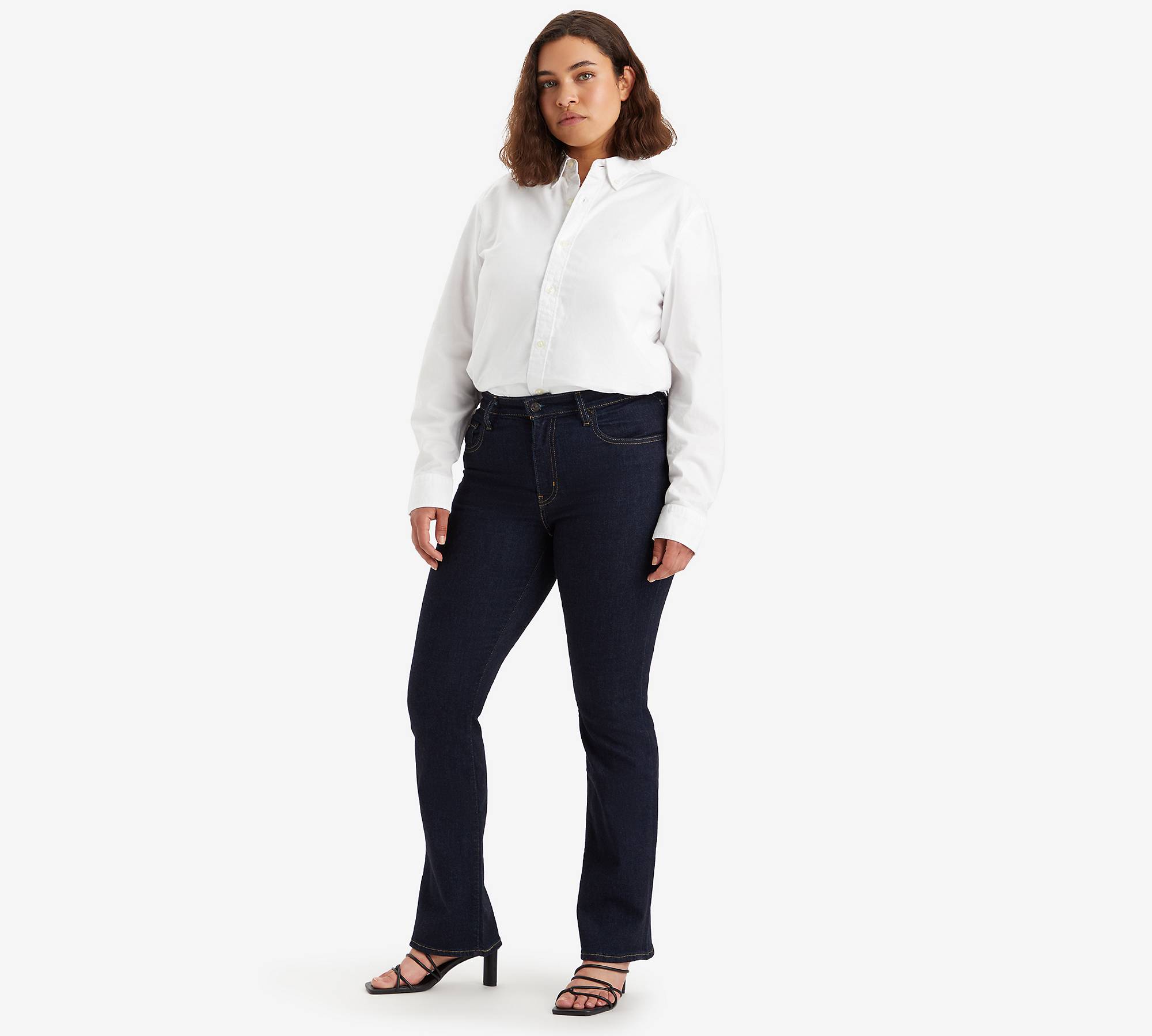 725™ jeans med hög midja och rak passform 1
