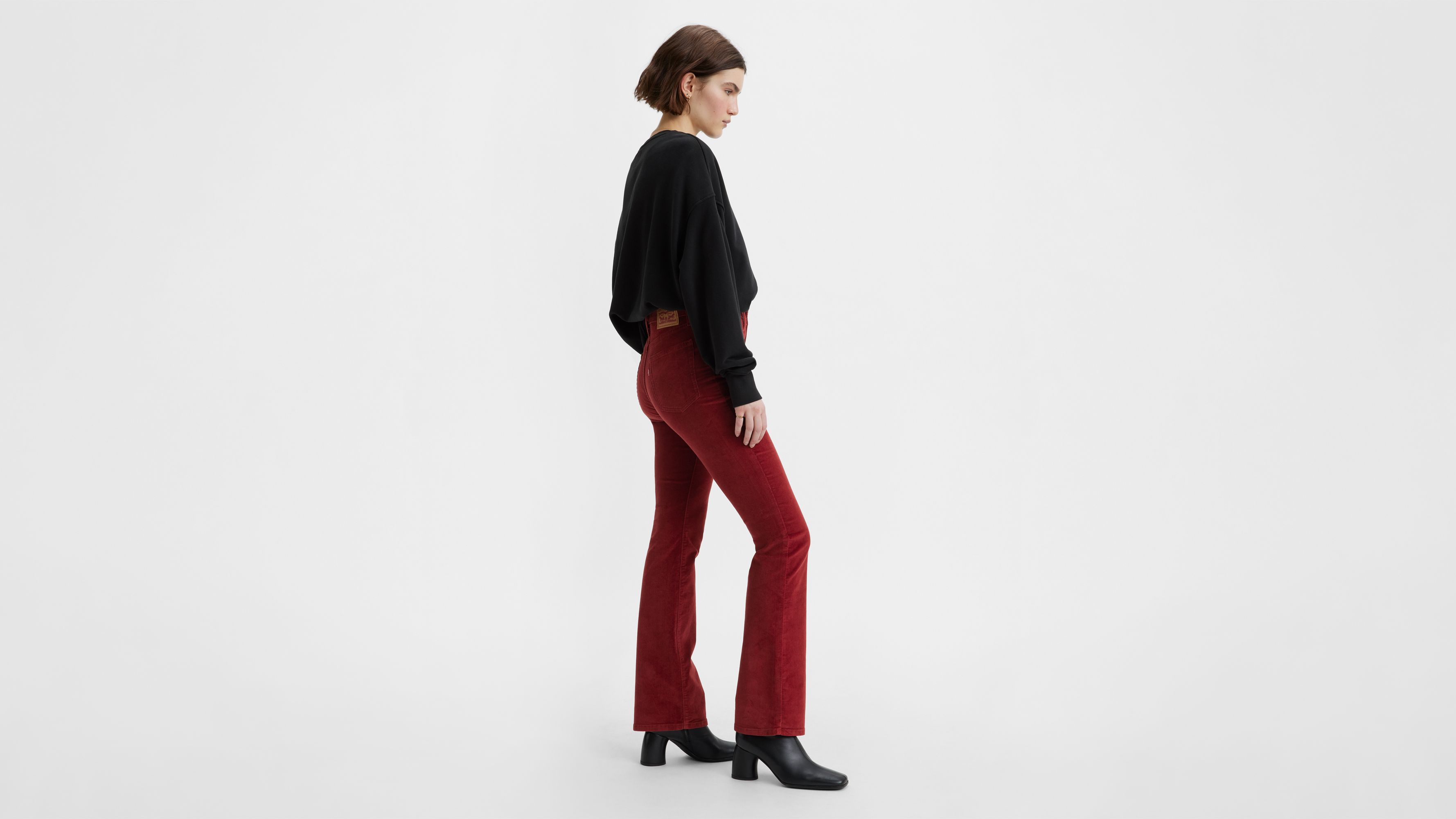 Levi womens corduroy pants bootcut on sale