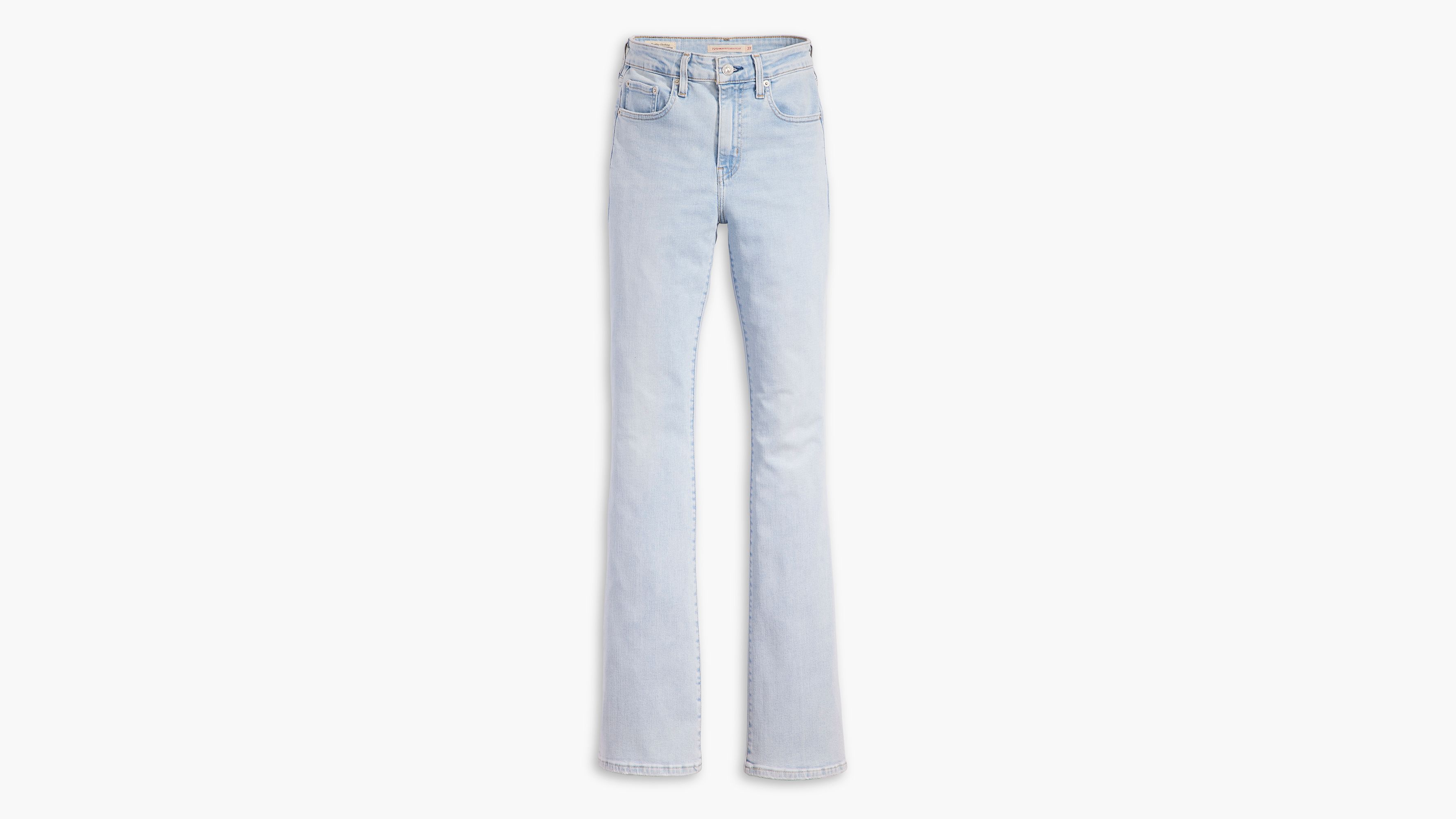 Dżinsy 725™ Bootcut Z wysokim Stanem - Niebieski | Levi's® PL