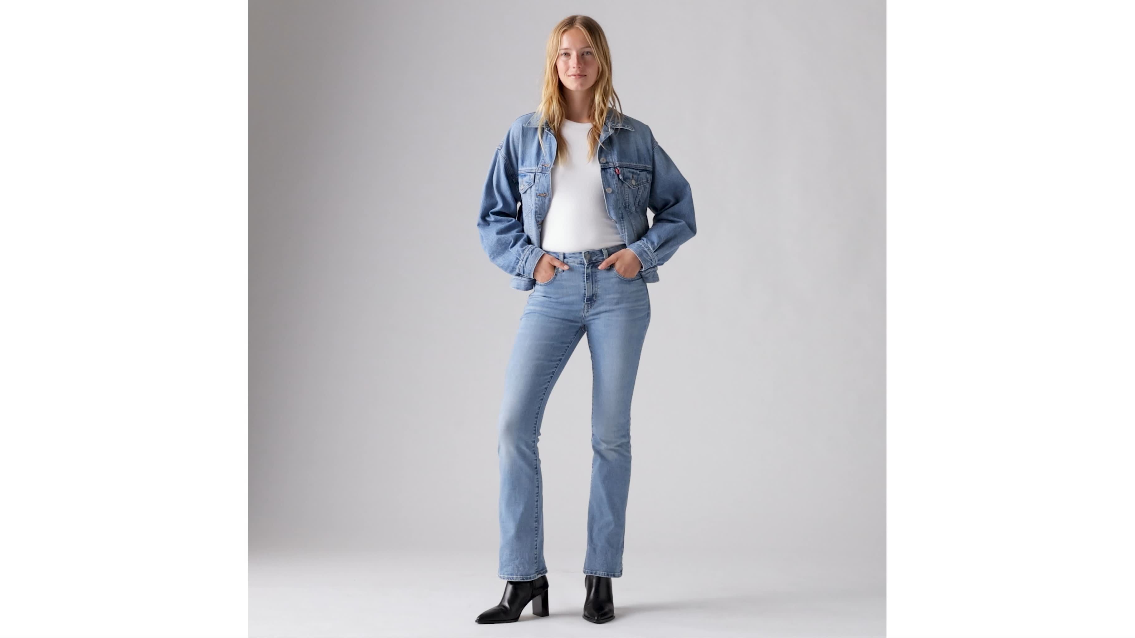 725™ Bootcut Jeans mit hohem Bund 1