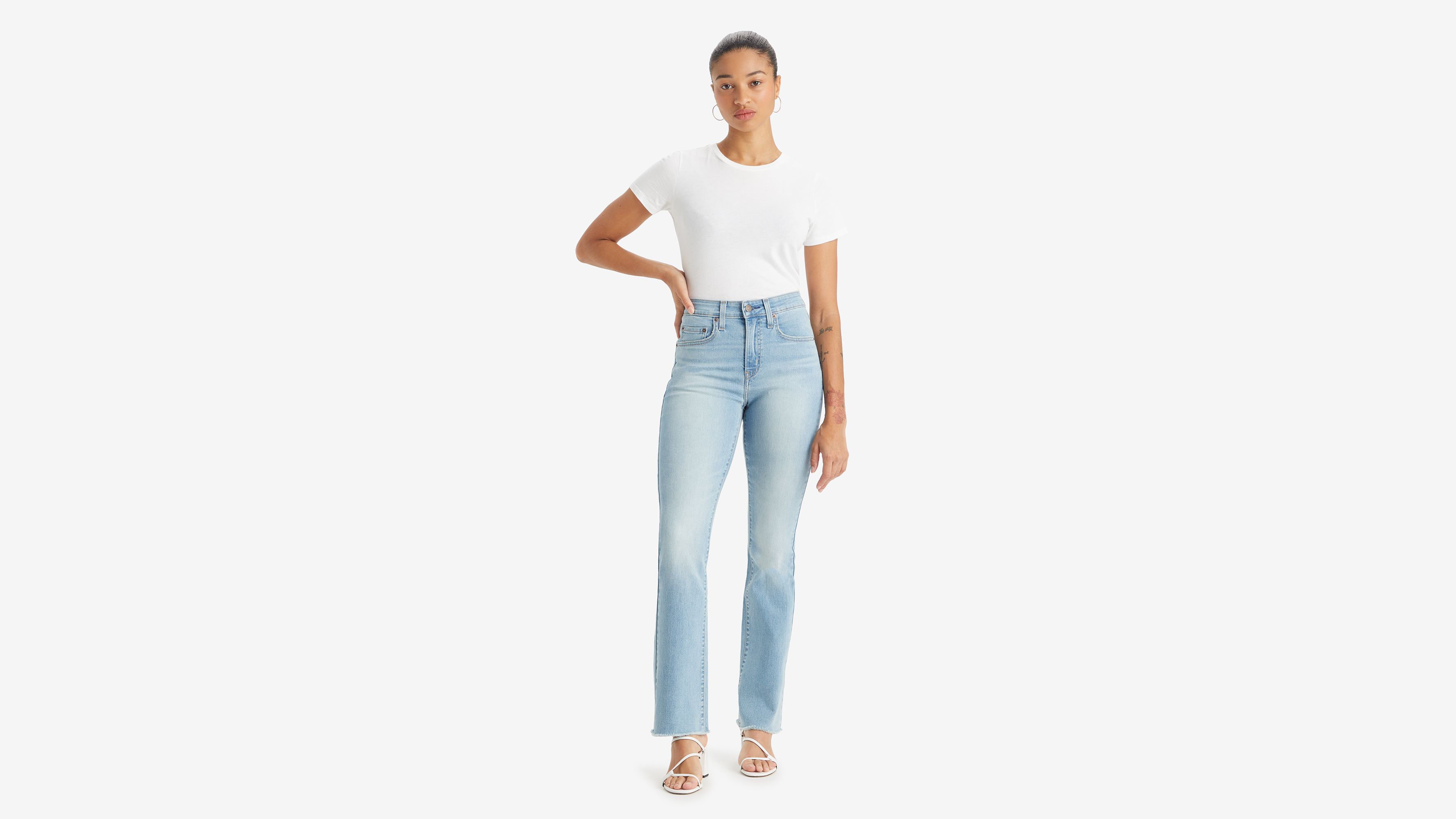 Light Wash High-Rise Curvy Natalie Jegging