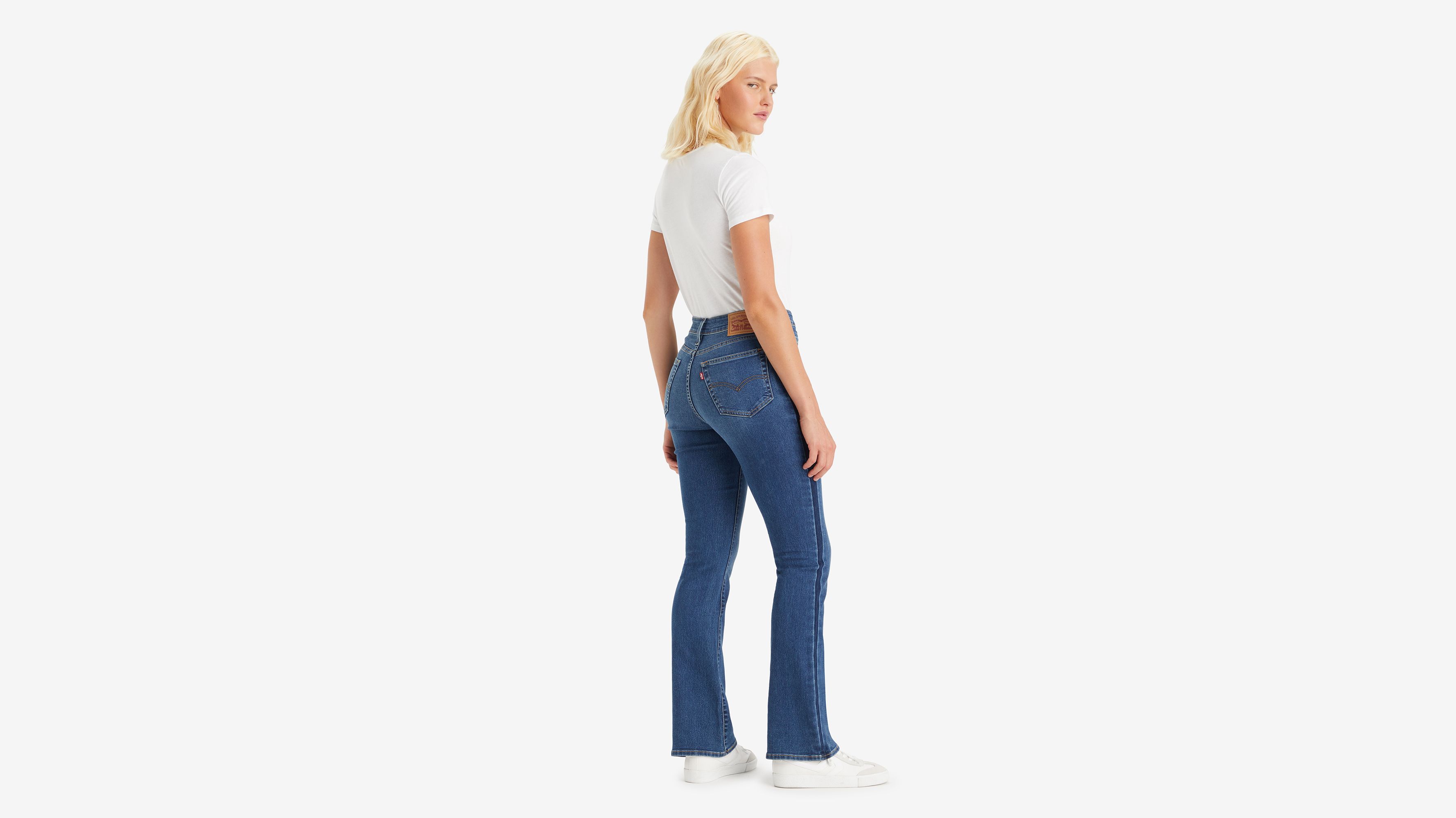 Calça Jeans Feminina Branca Boot Cut 725 Levi's 36292 - Rodeo West