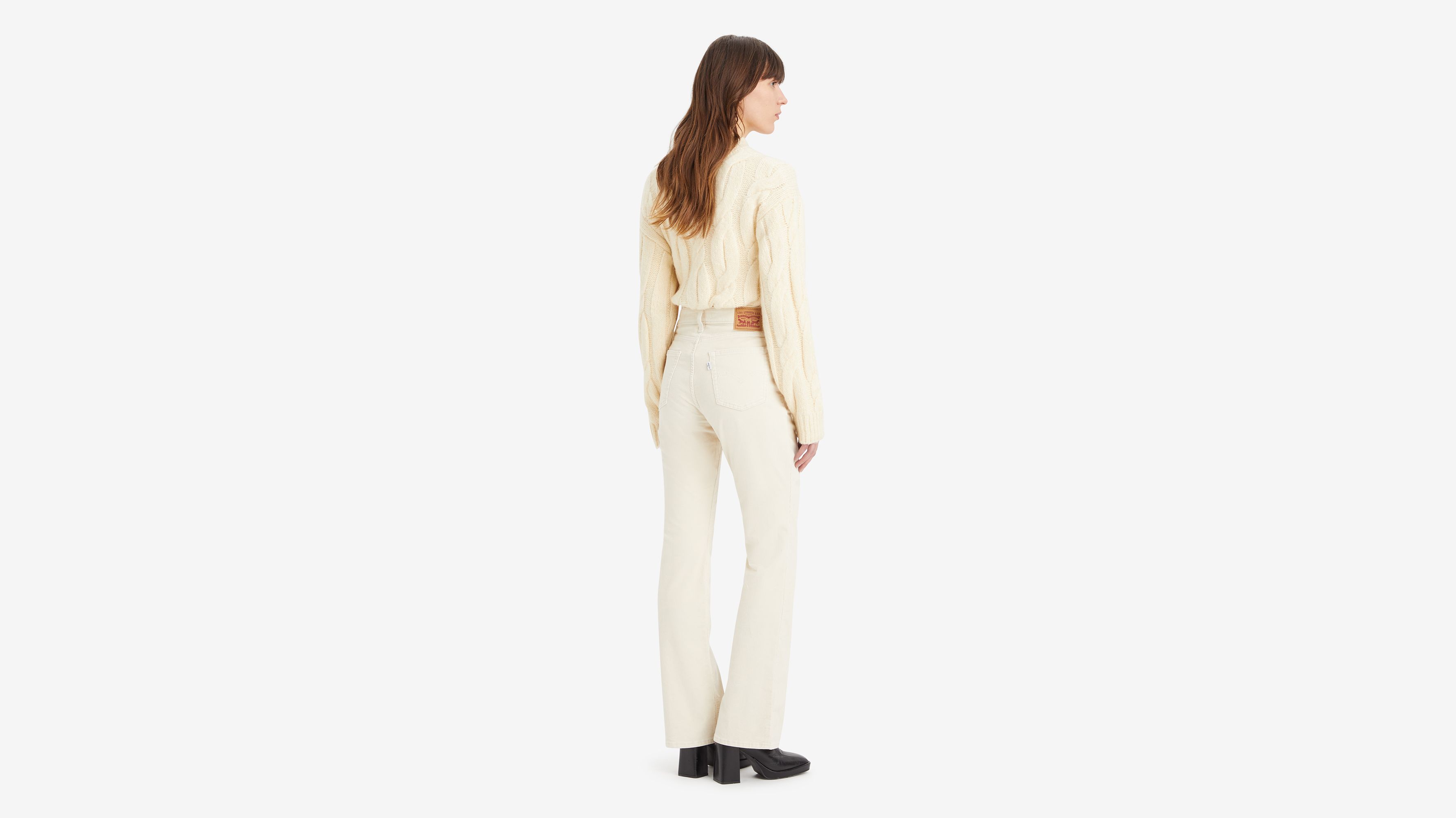 Levi's 725 High-waist Classic Stretch Bootcut Jeans In Safari