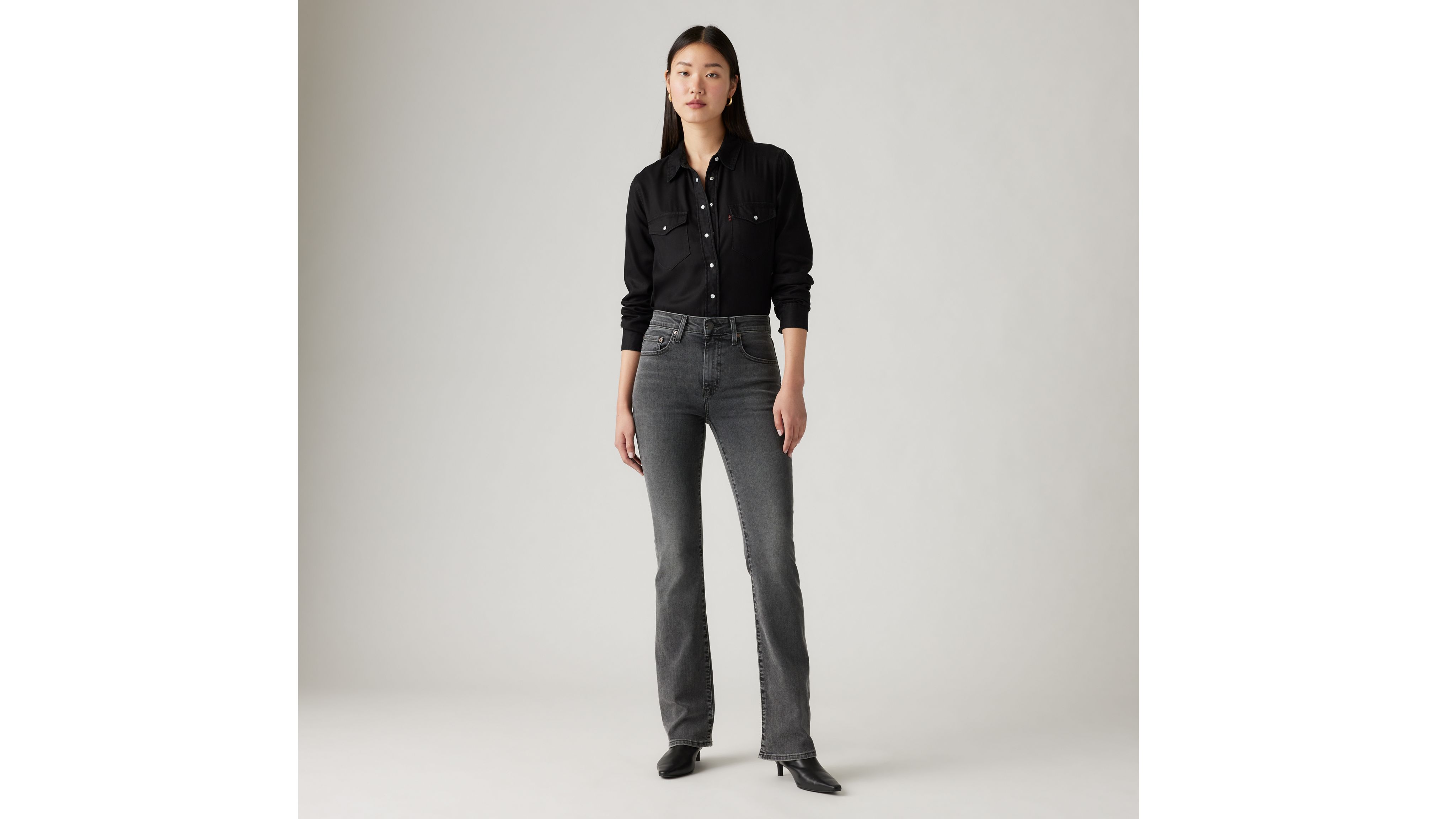 725 High Rise Bootcut Women's Jeans - Grey | Levi's® US