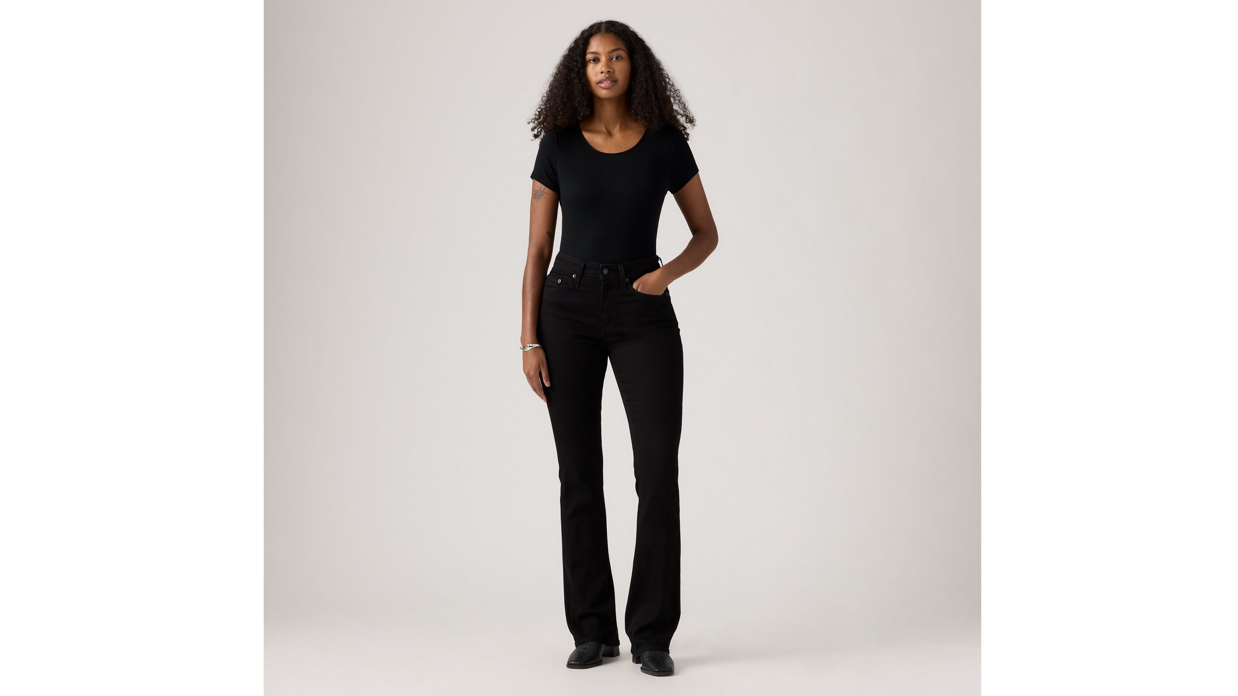 Levi's 725 High Rise Bootcut Jeans In Midnight Gaze