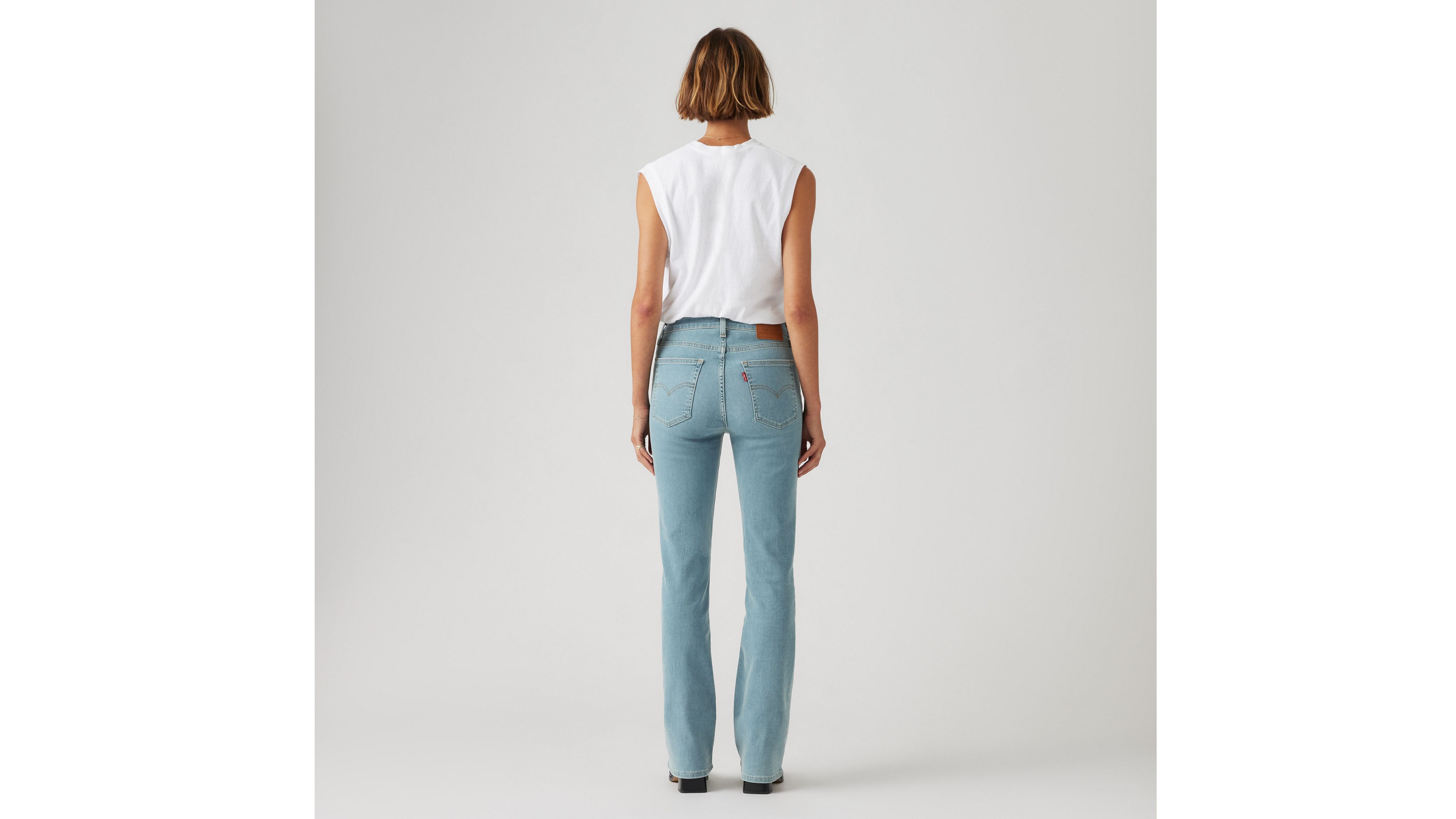Levi's 315 Shaping Mid Rise Lightweight Bootcut Jeans In Liberty Life