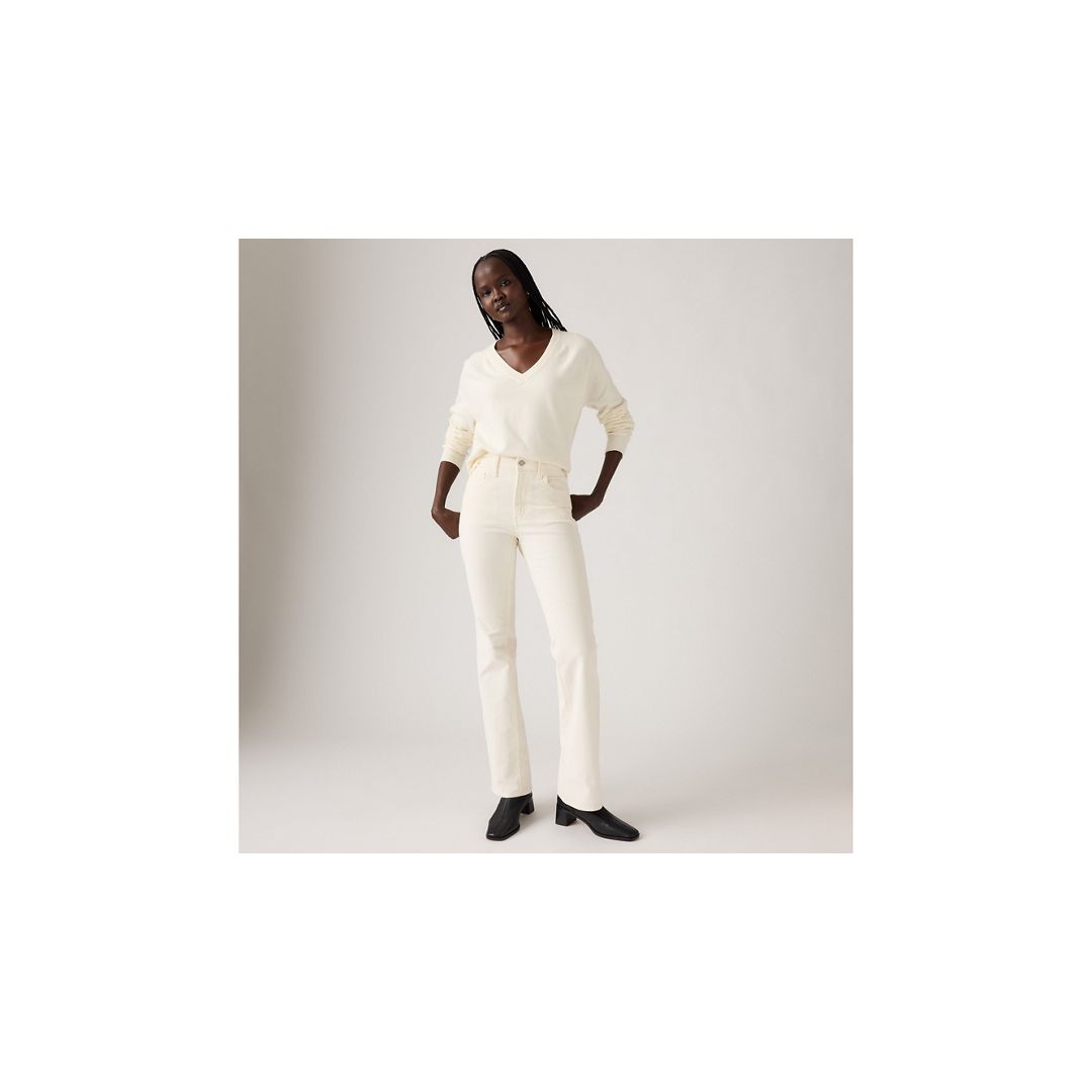 Levi's 725 High-rise Bootcut Women's Jeans 33x32 In White