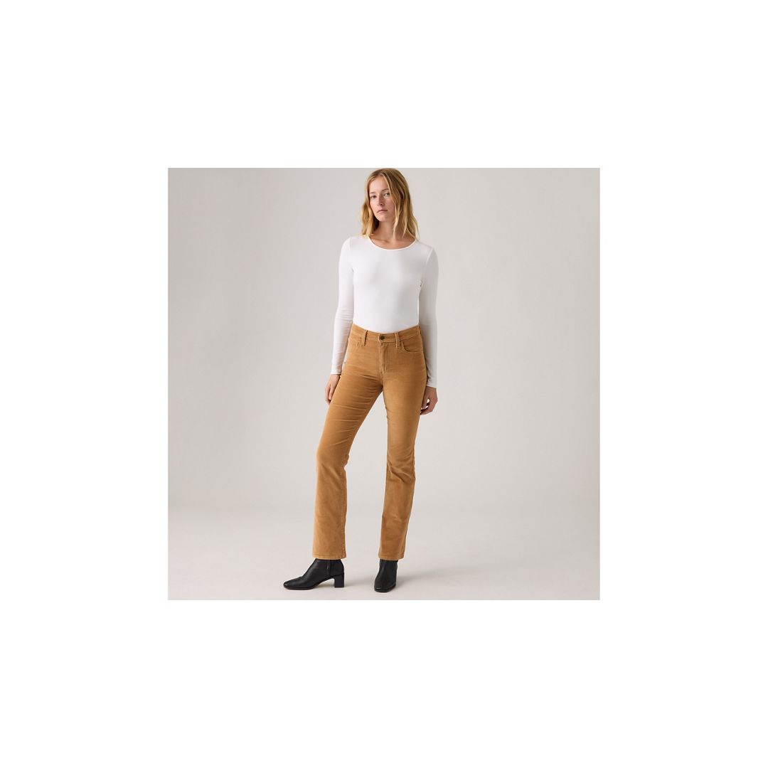 Levi's 725 High-waist Classic Stretch Bootcut Jeans In Brown