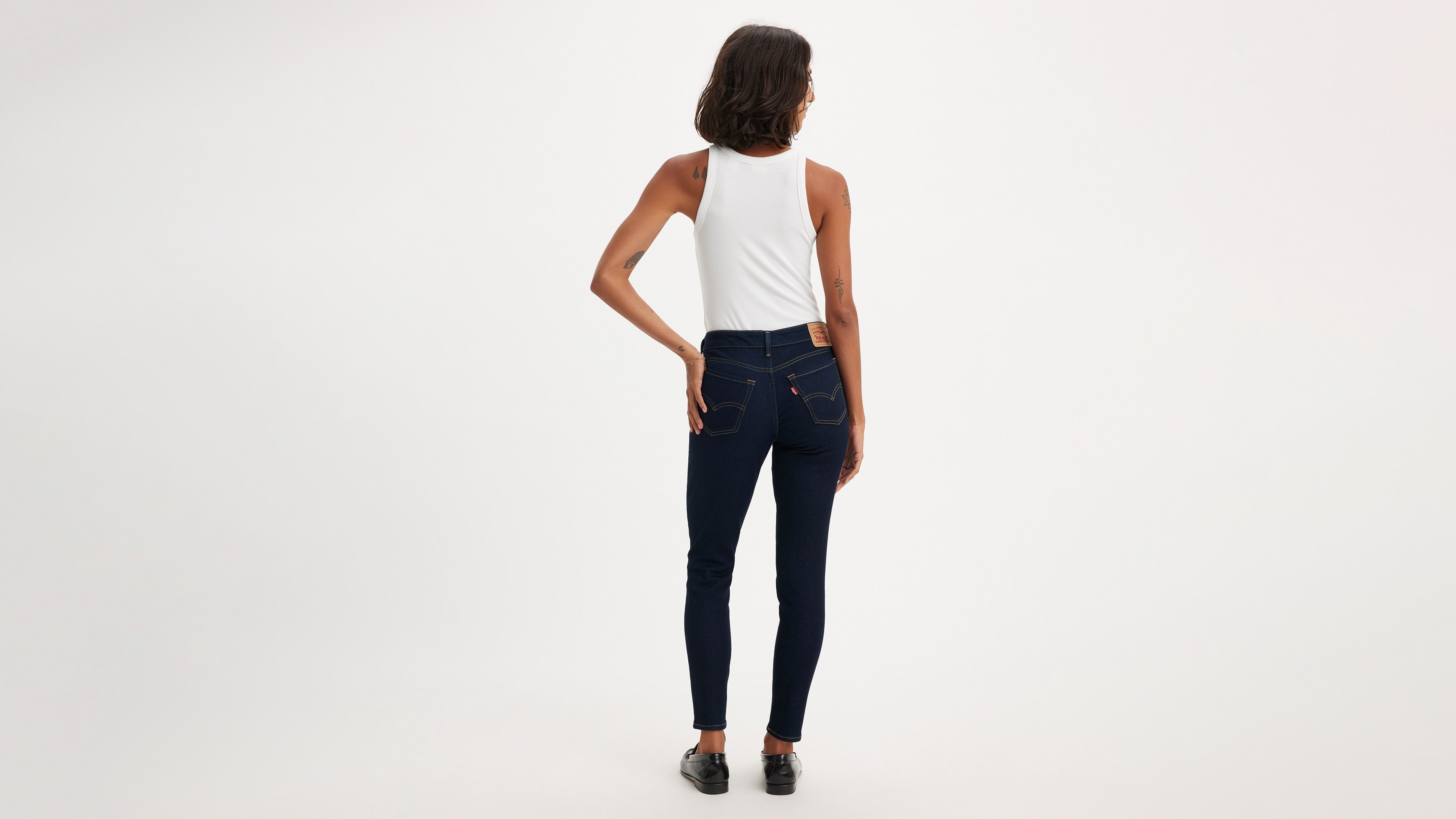 Jeans 711 Skinny Levi'S 18881-0612 Color Gris Para Mujer