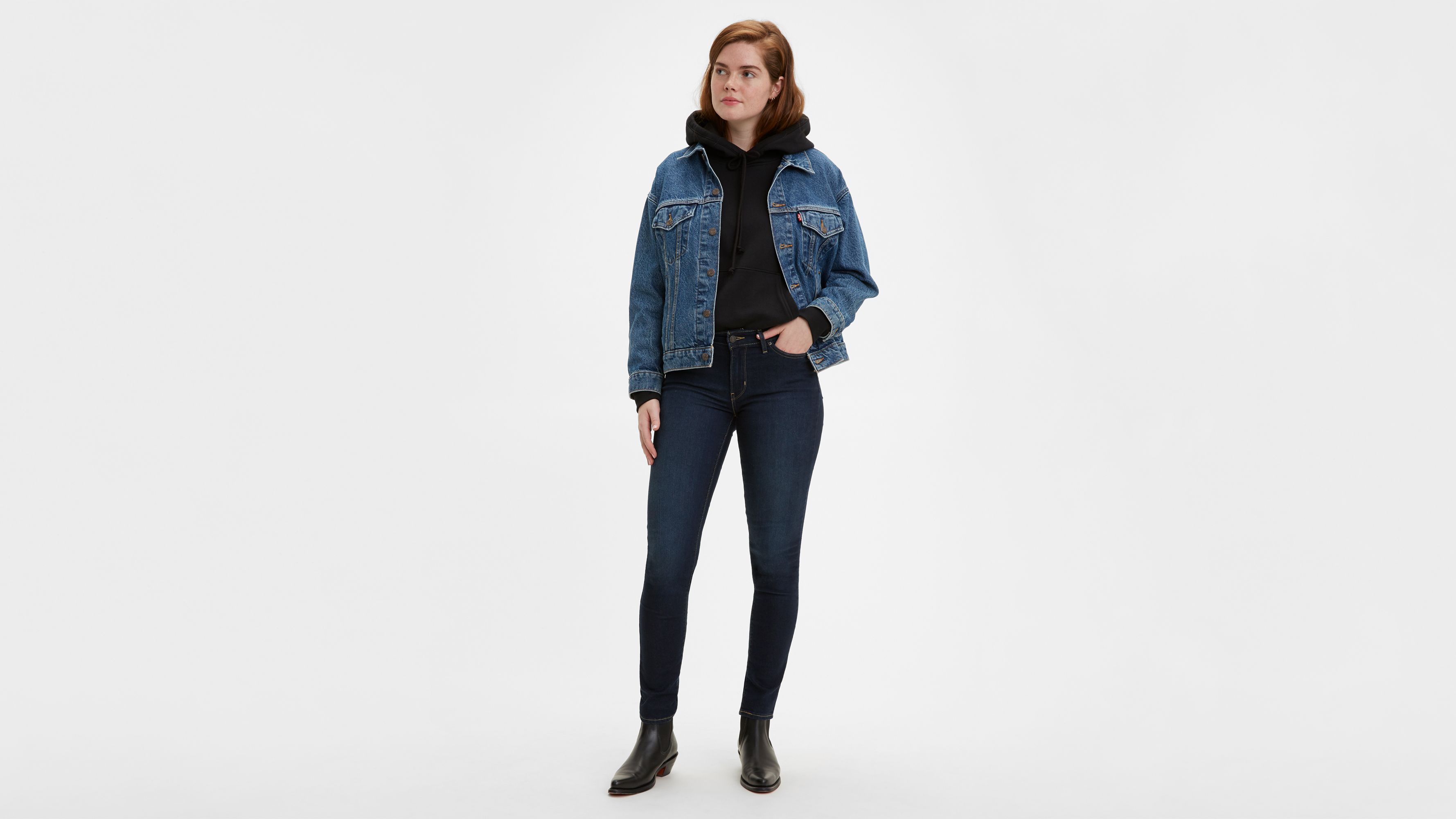 levi's 711 in love indigo