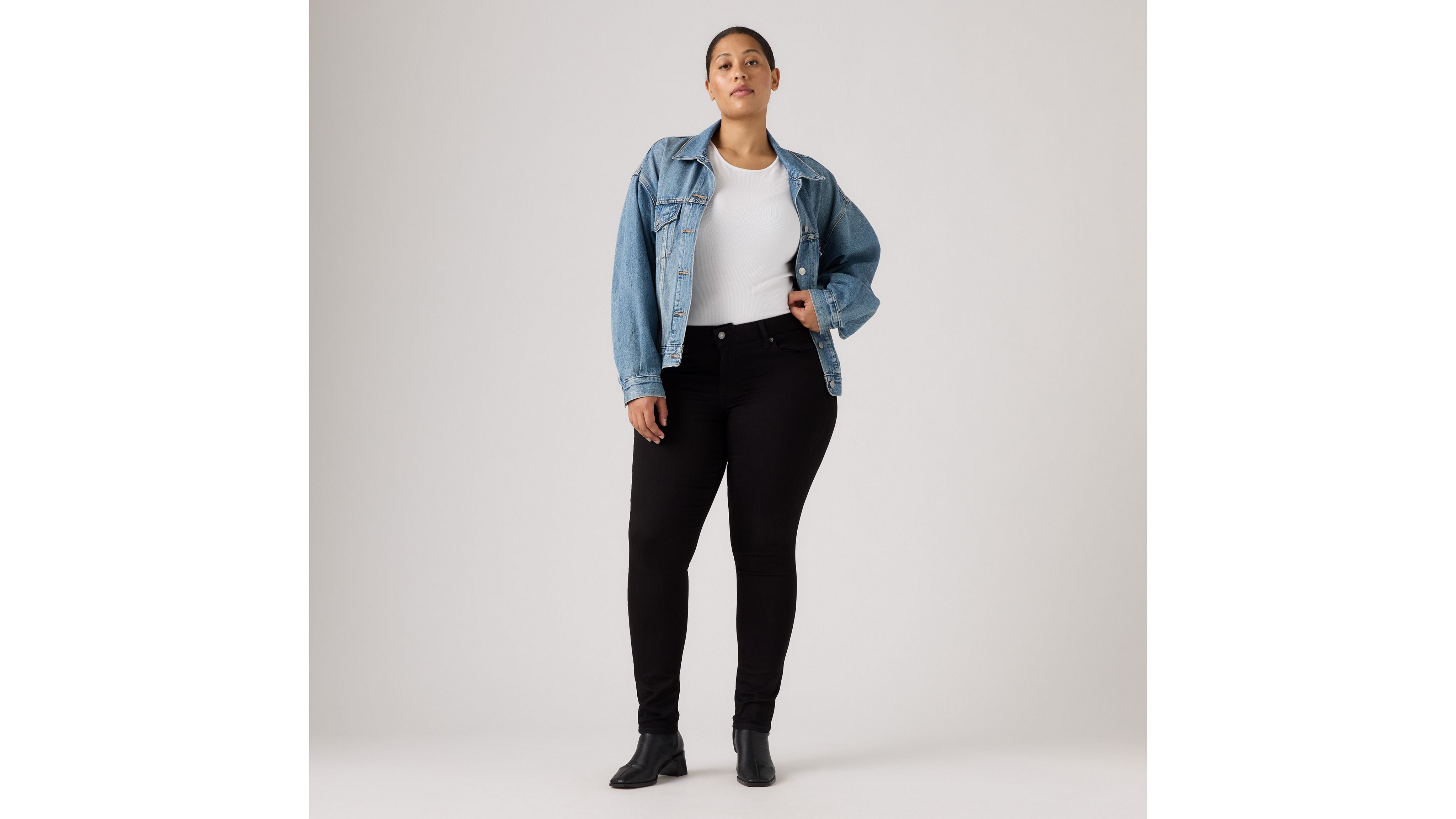 711 skinny mid rise slim through hip and thigh