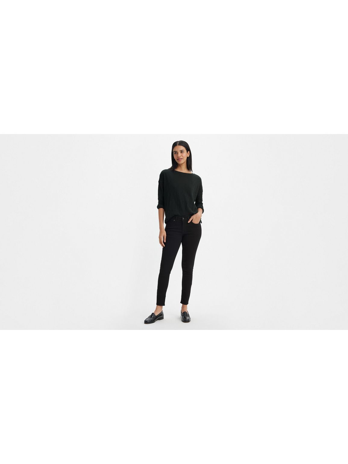 stretchy black jeans womens