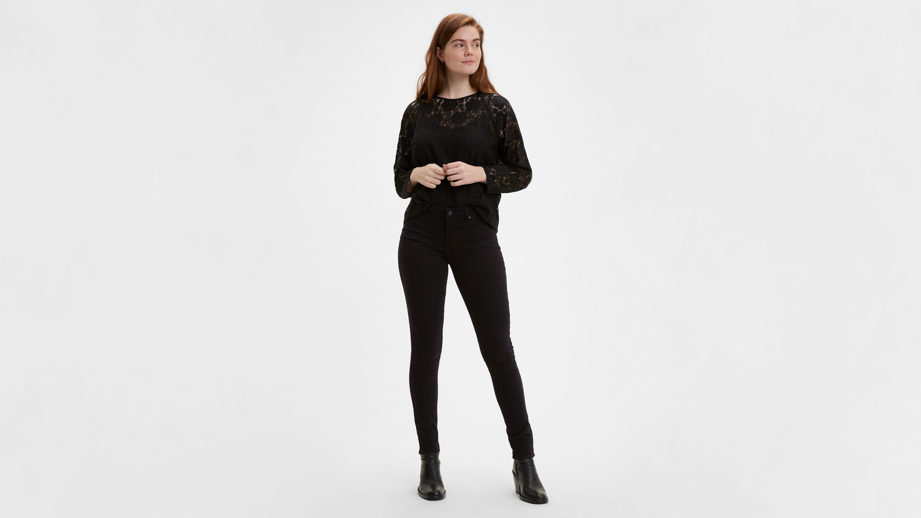 711 Skinny Women's Jeans - Black | Levi 