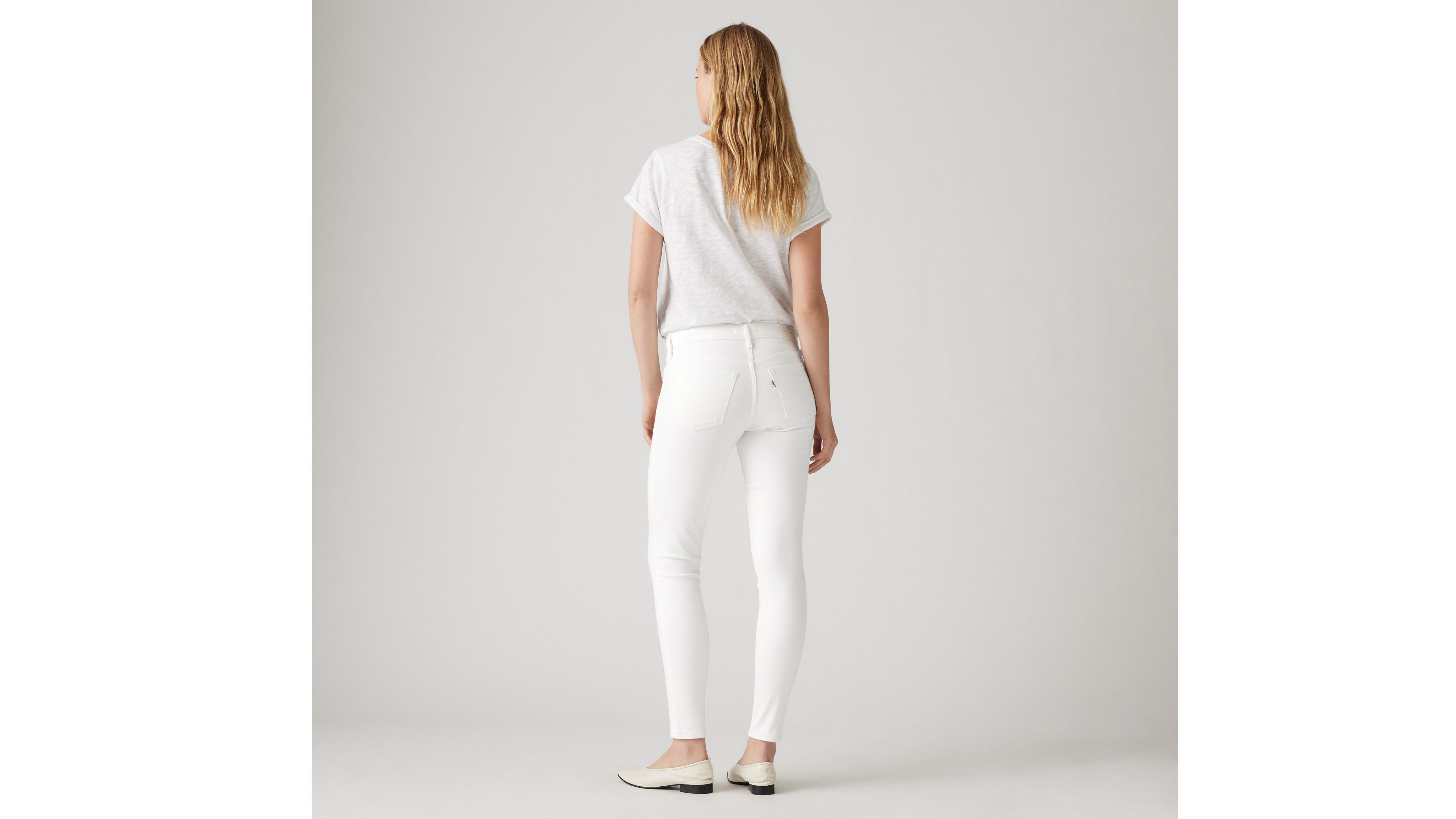 Arriba 52+ imagen levi’s 711 white skinny jeans