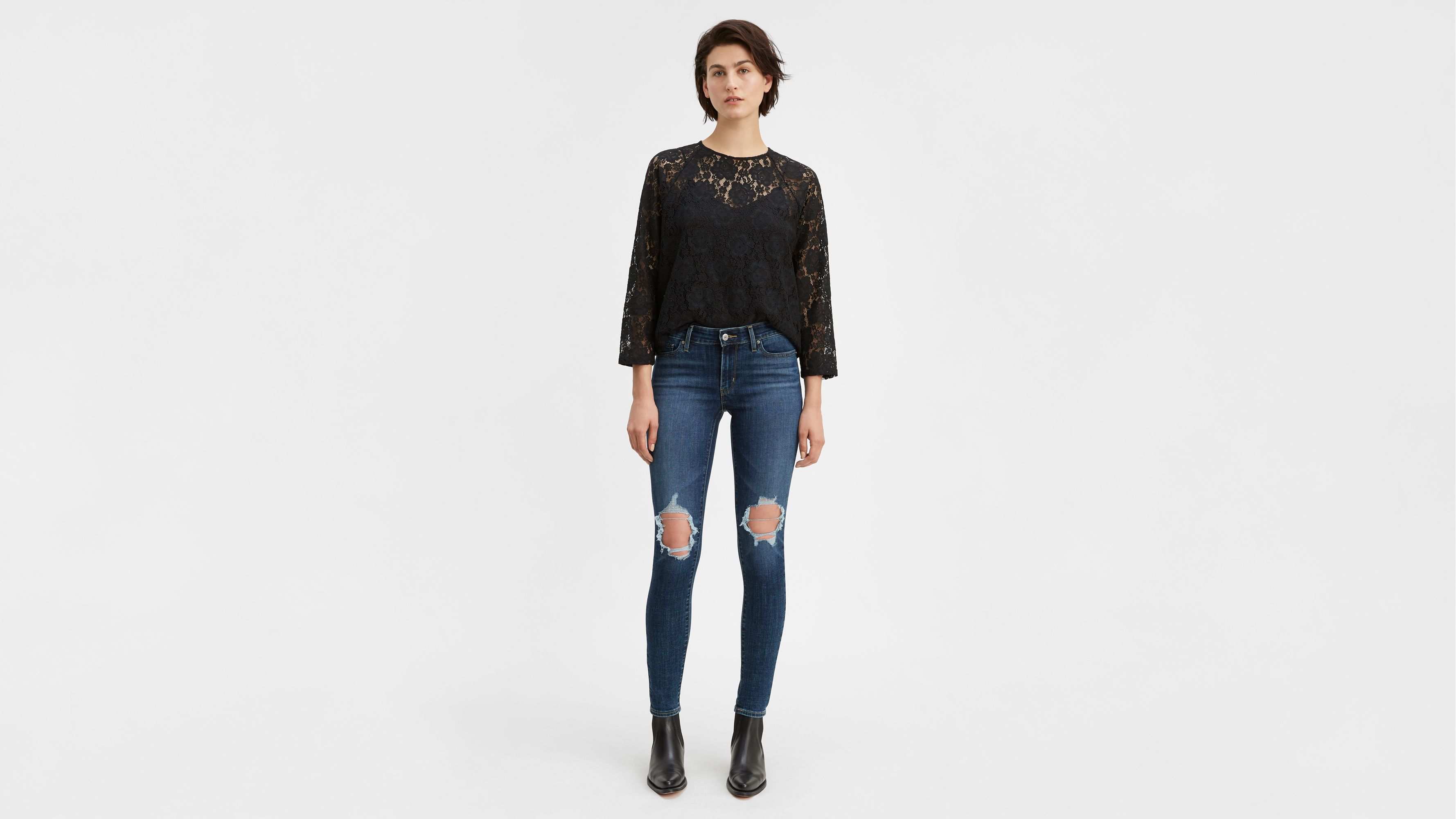 levi's 711 skinny mid rise