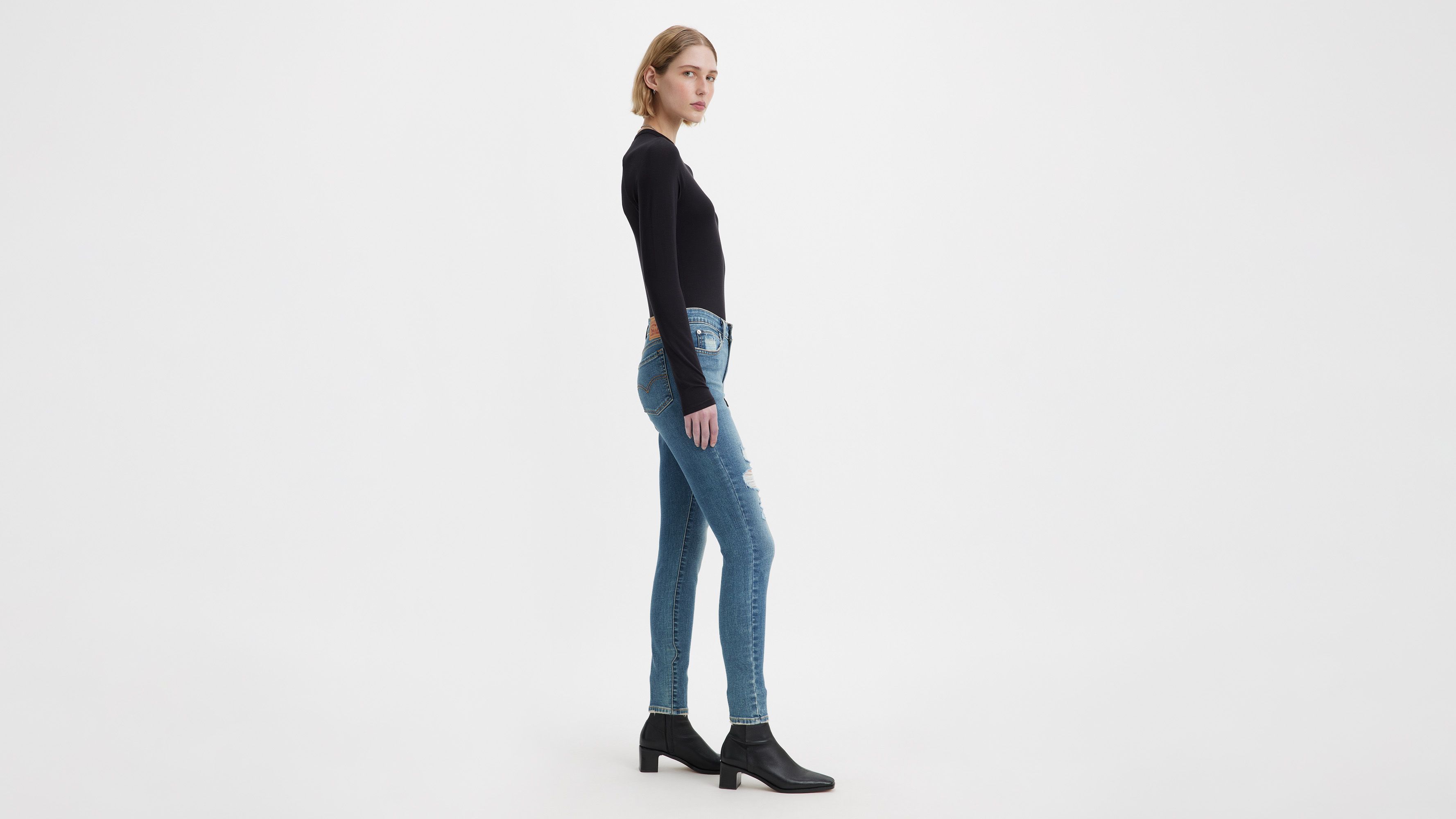 Levi's 711 skinny store mid rise