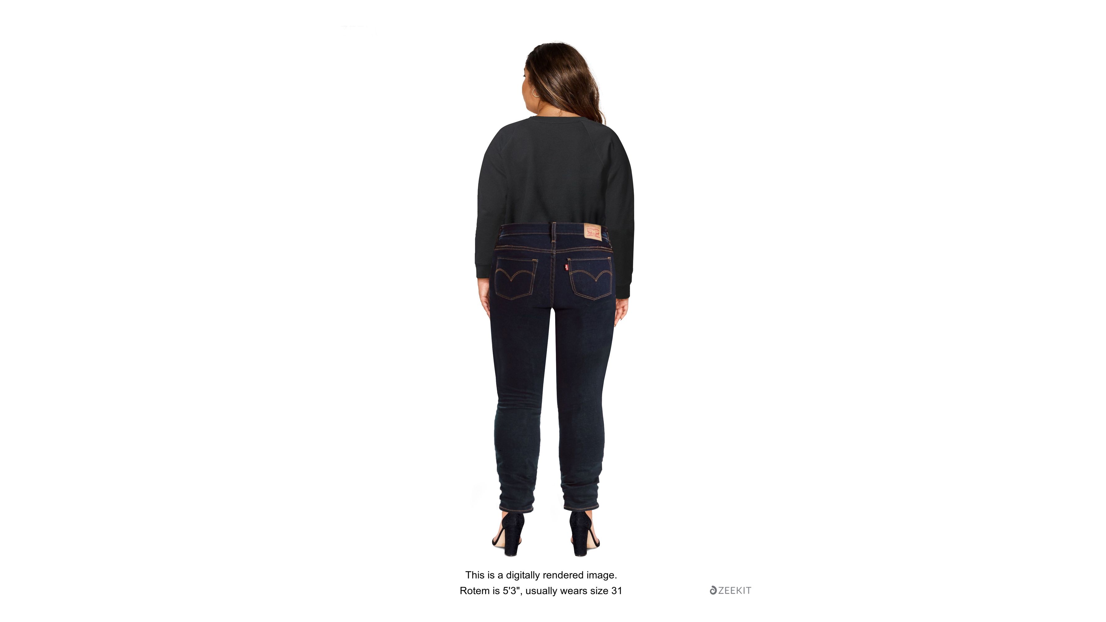  Levi's Jeans ajustados de tiro alto 721 para mujer, True Grit :  Ropa, Zapatos y Joyería