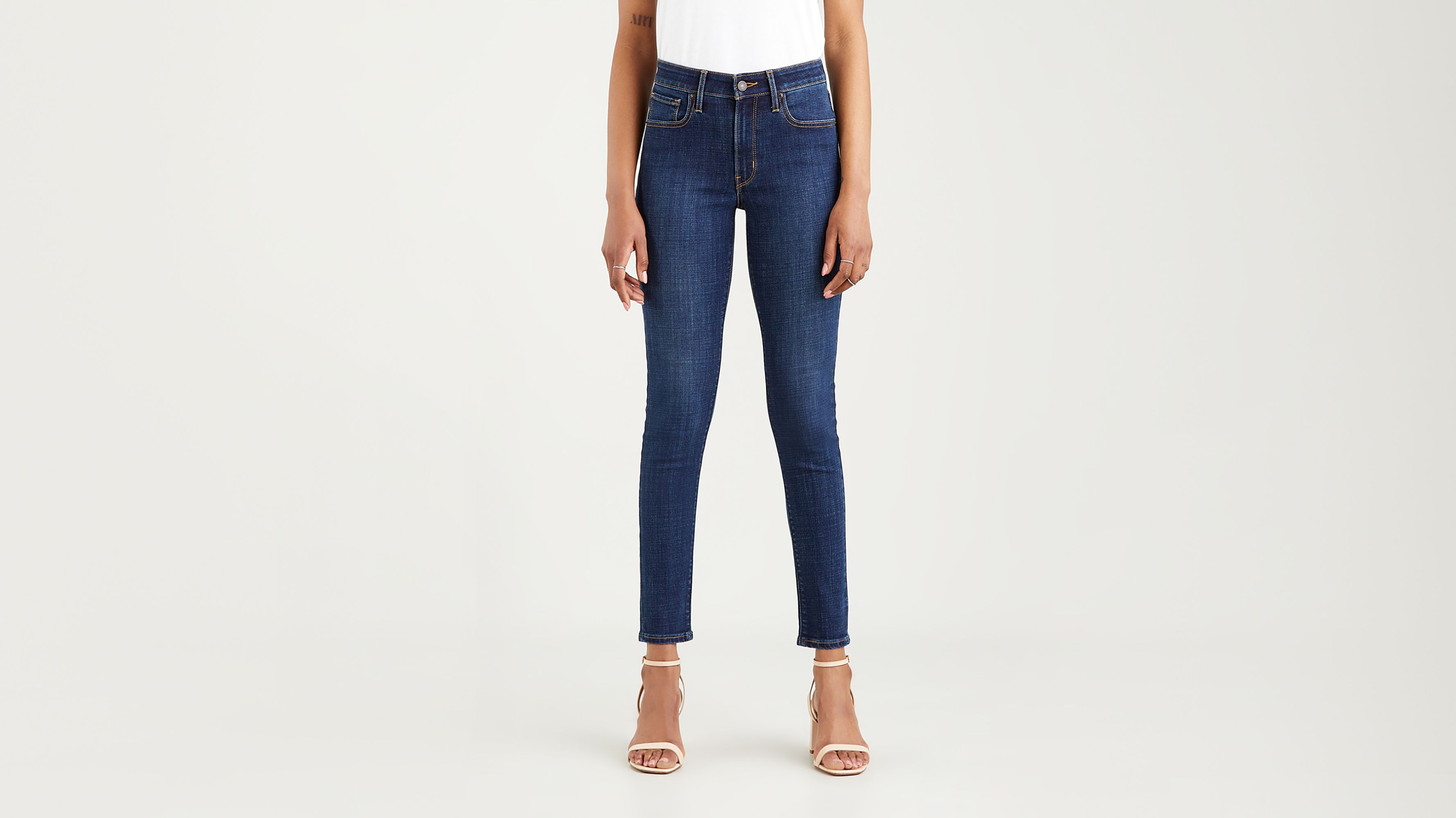  Levi's - Jeans Skinny de tiro alto 721 para mujer (también  disponibles en Plus), azul (Blue Story) : Ropa, Zapatos y Joyería