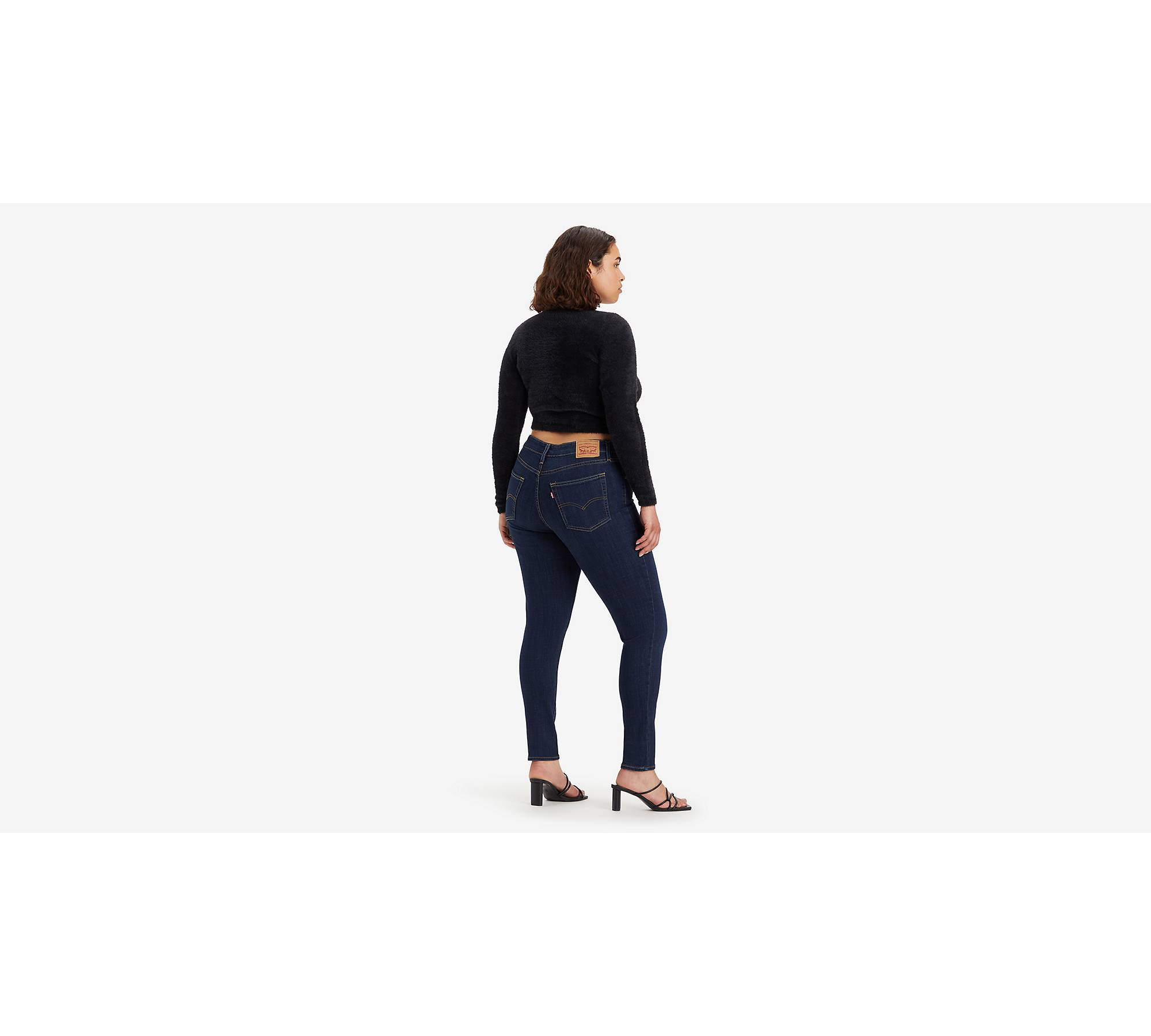 Women Ladies Black Blue High Waisted Skinny jeans size 6 8 10 12 14 16
