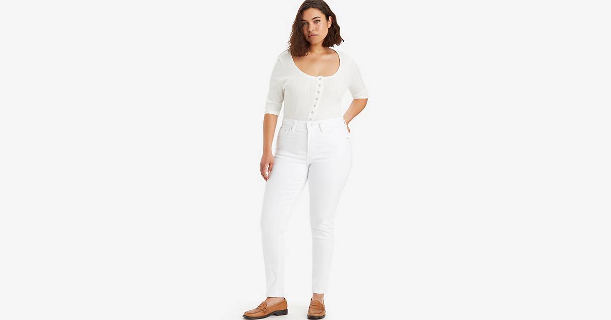 721™ High Rise Skinny Jeans - White | Levi's® NL