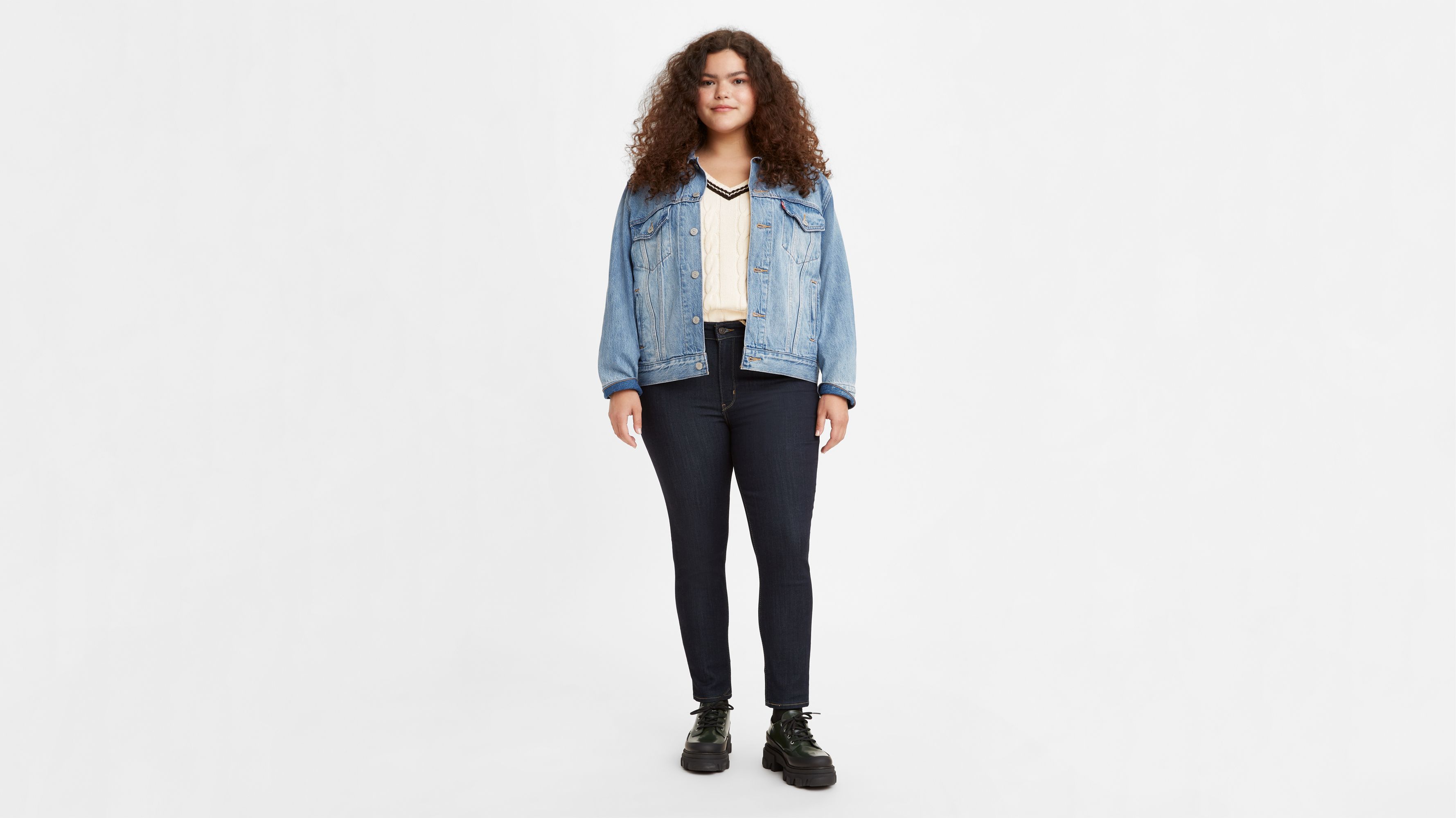 levi's high rise 721 skinny jeans