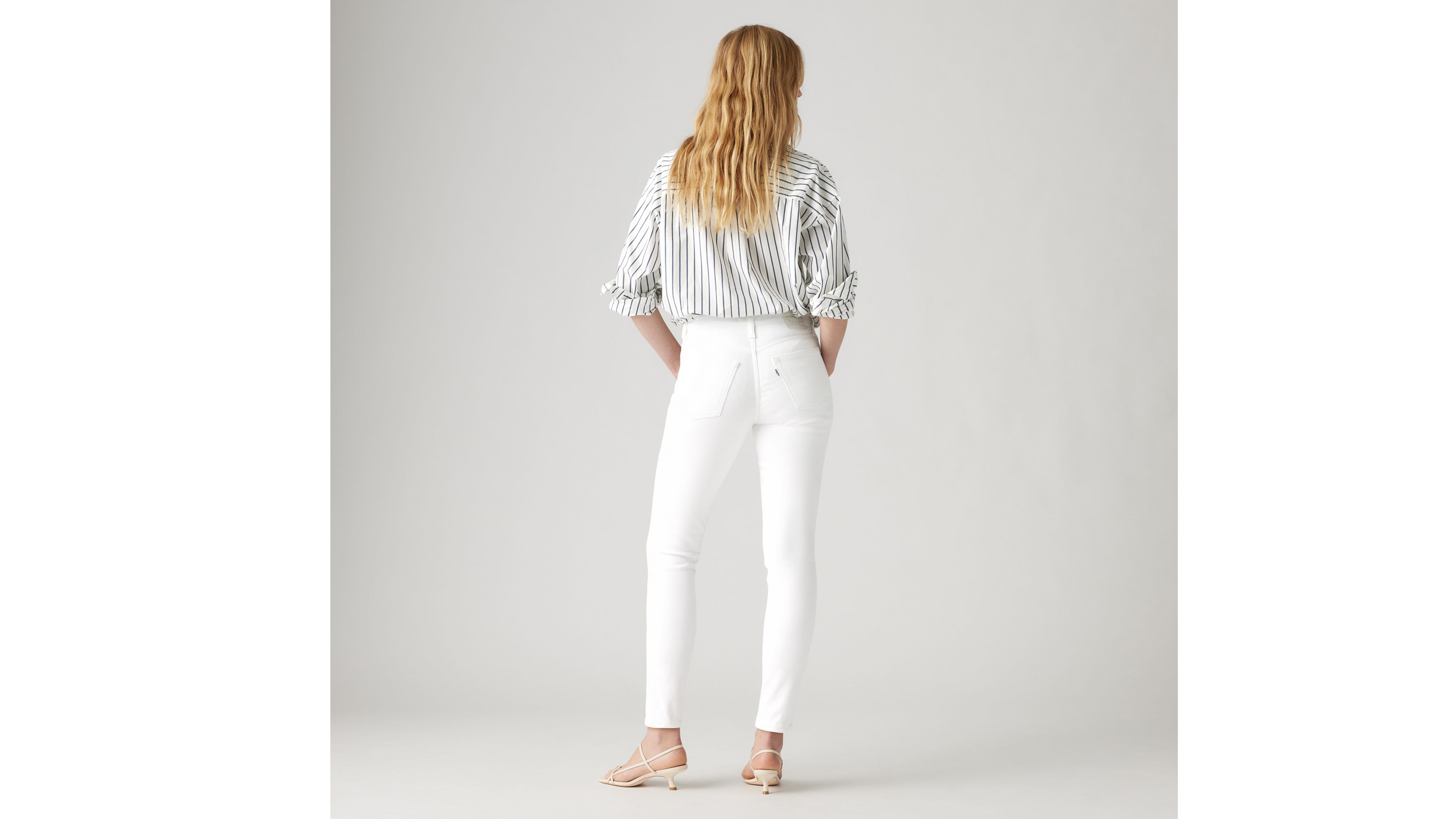 Levis white skinny store jeans