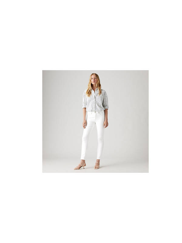 721™ High Rise Skinny Jeans - White | Levi's® IE