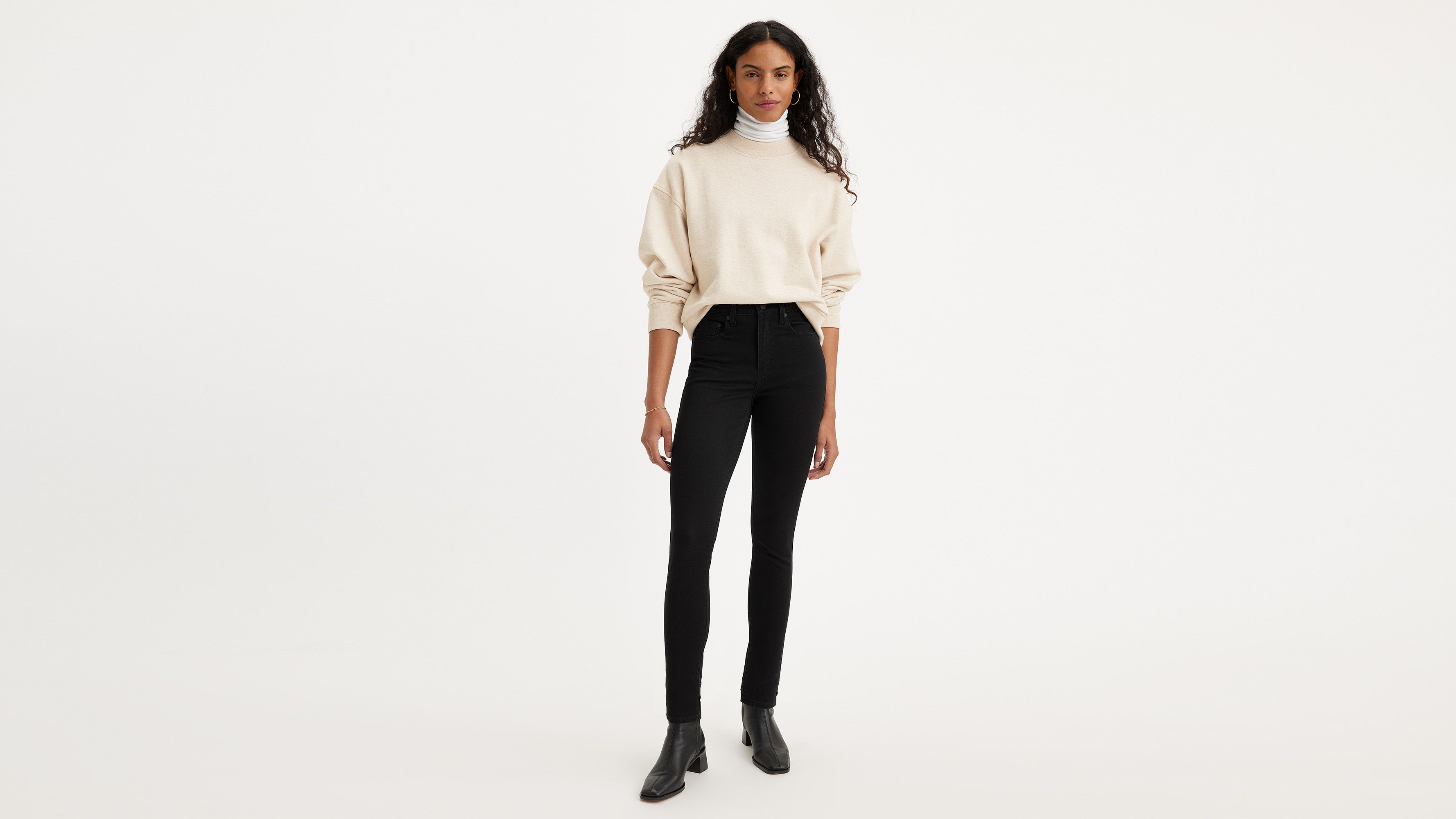 Levi's 721 high outlet rise skinny black sheep