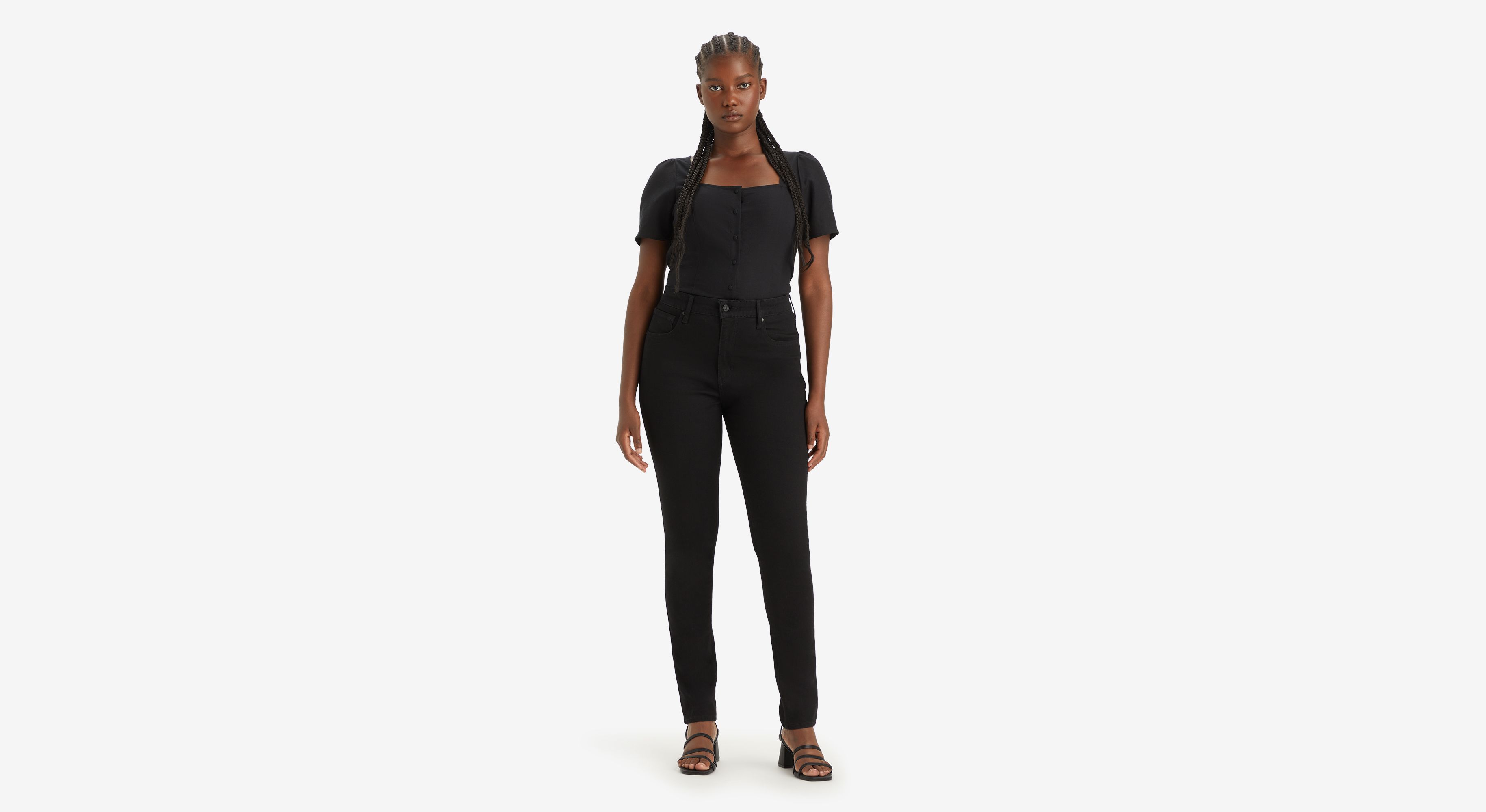 721™ High Rise Skinny Jeans - Black | Levi's® GB