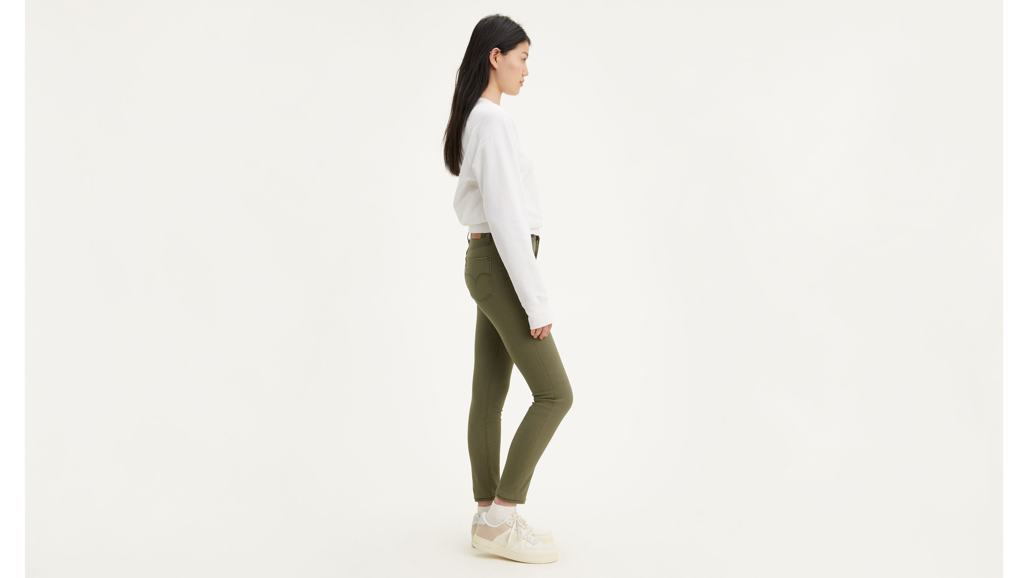 NWT Woman's A New Day Olive Green High Rise Skinny Ankle Pants