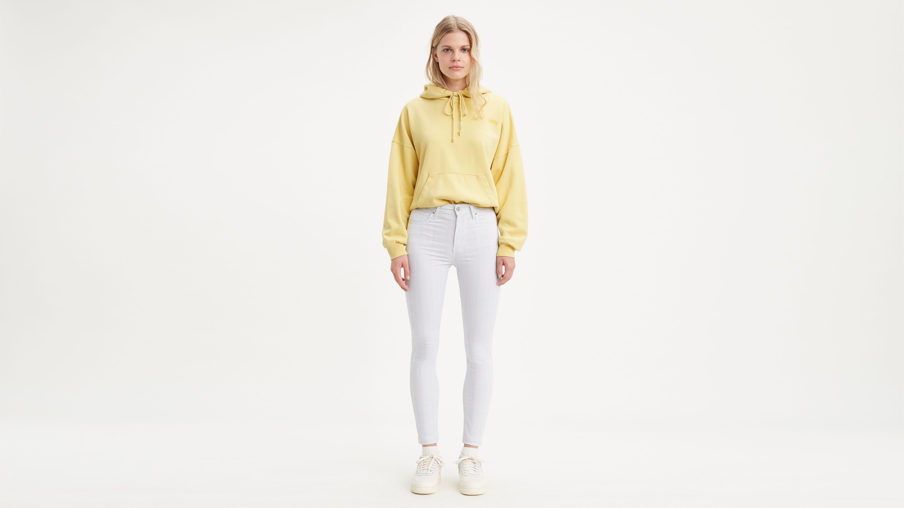 striped womens jeans