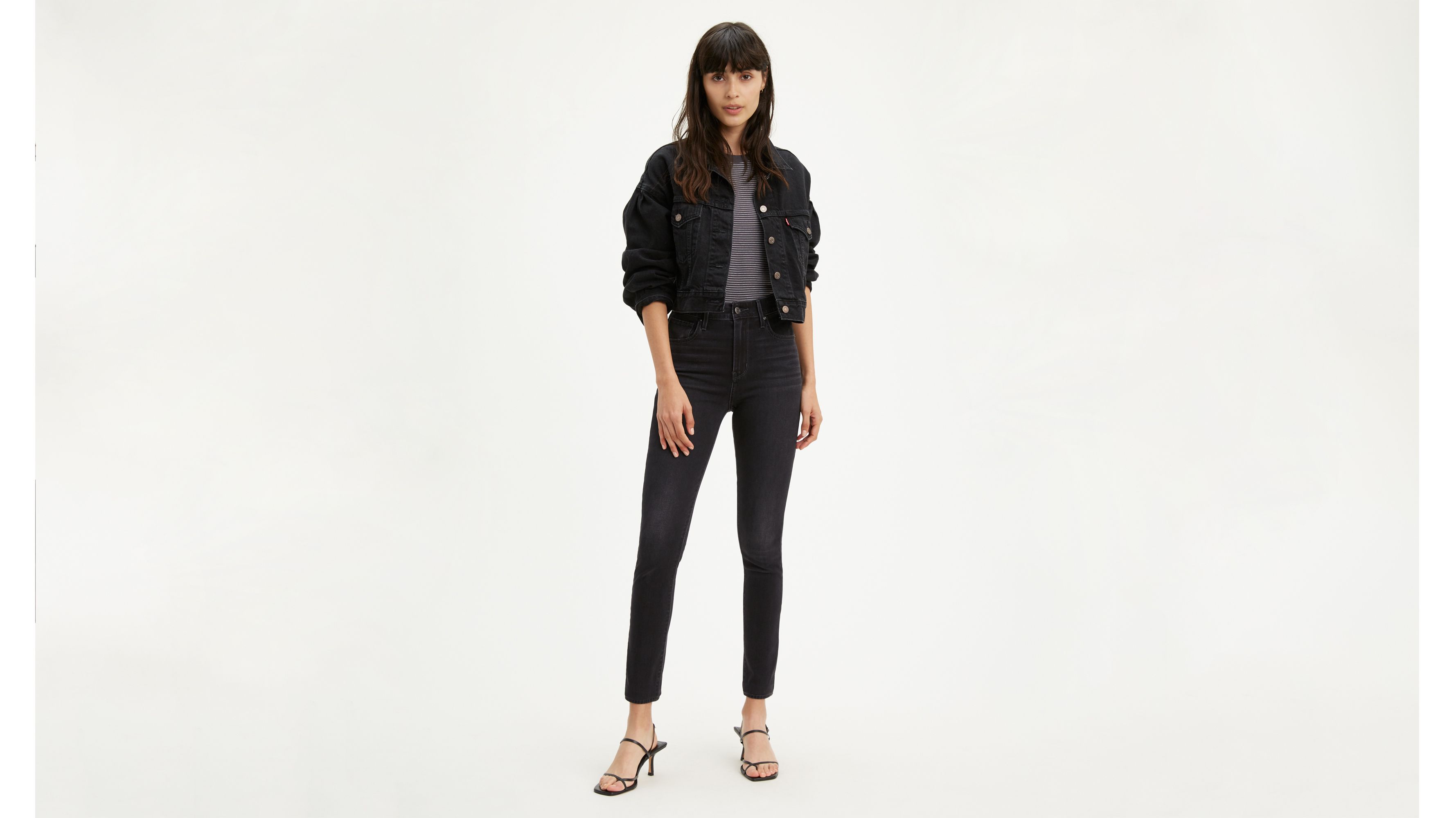 levi's 721 high rise skinny jeans arcade night