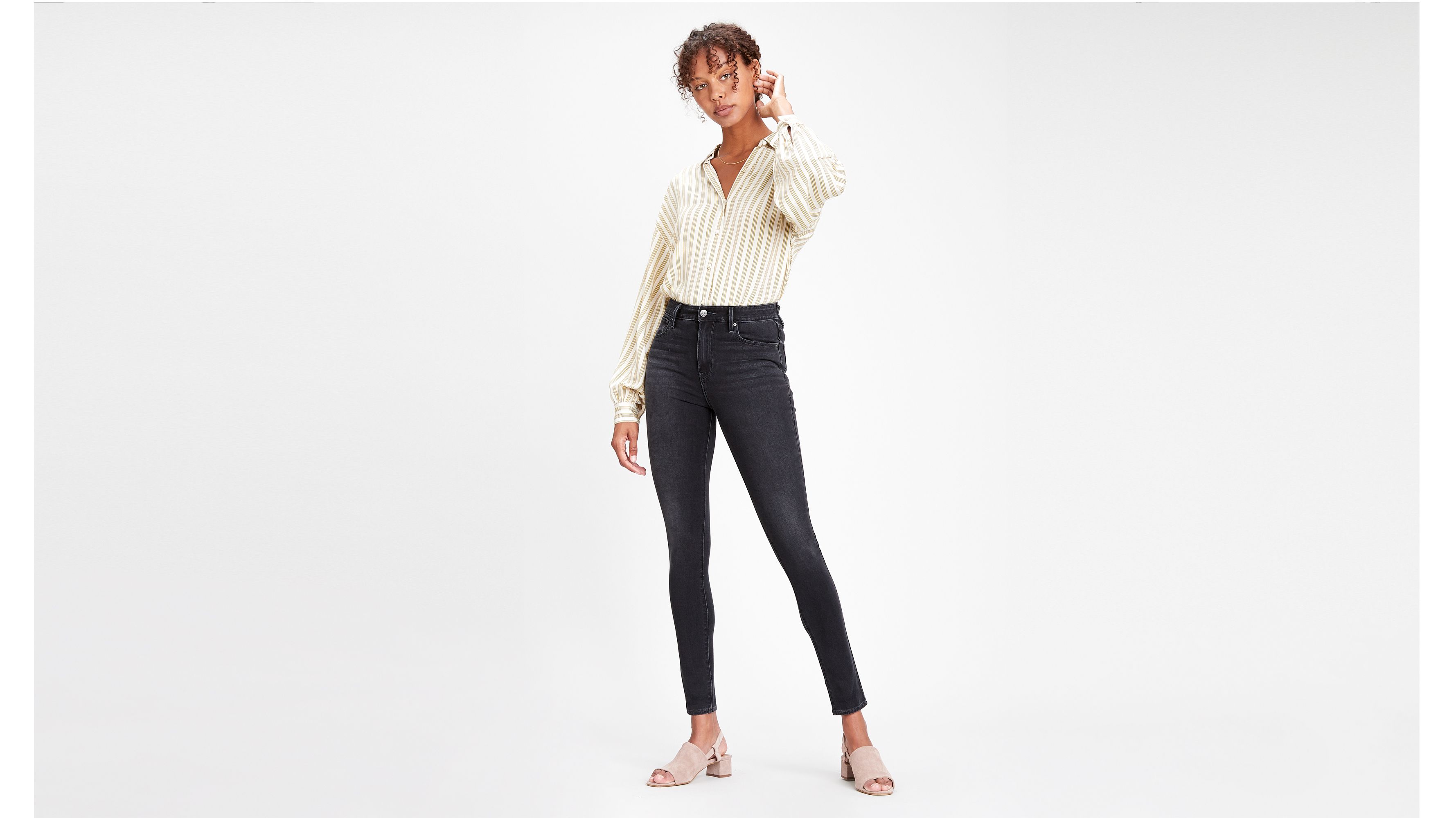 levis high rise skinny 721