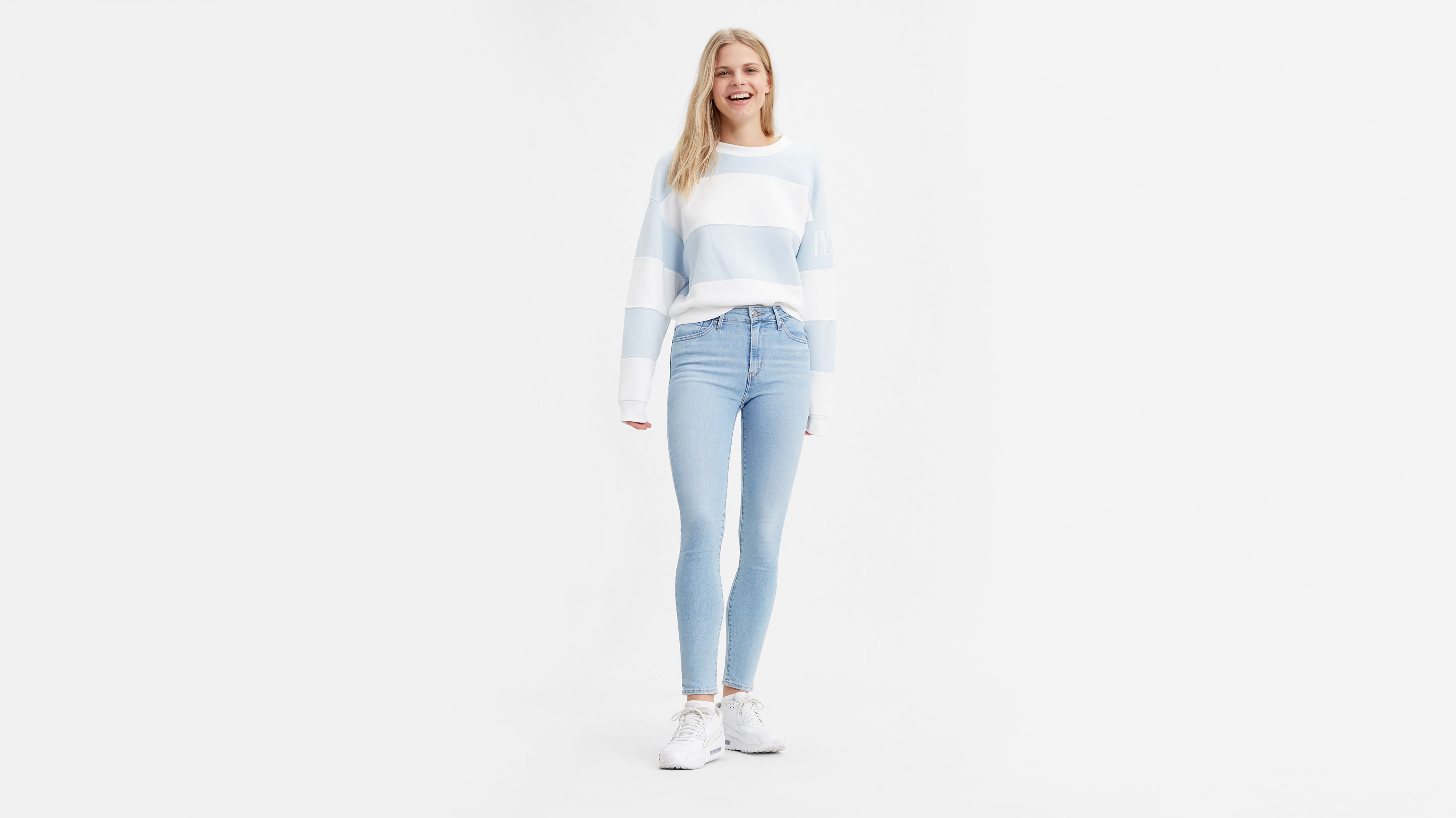 721™ High Rise Skinny Jeans - Blue | Levi's® BA
