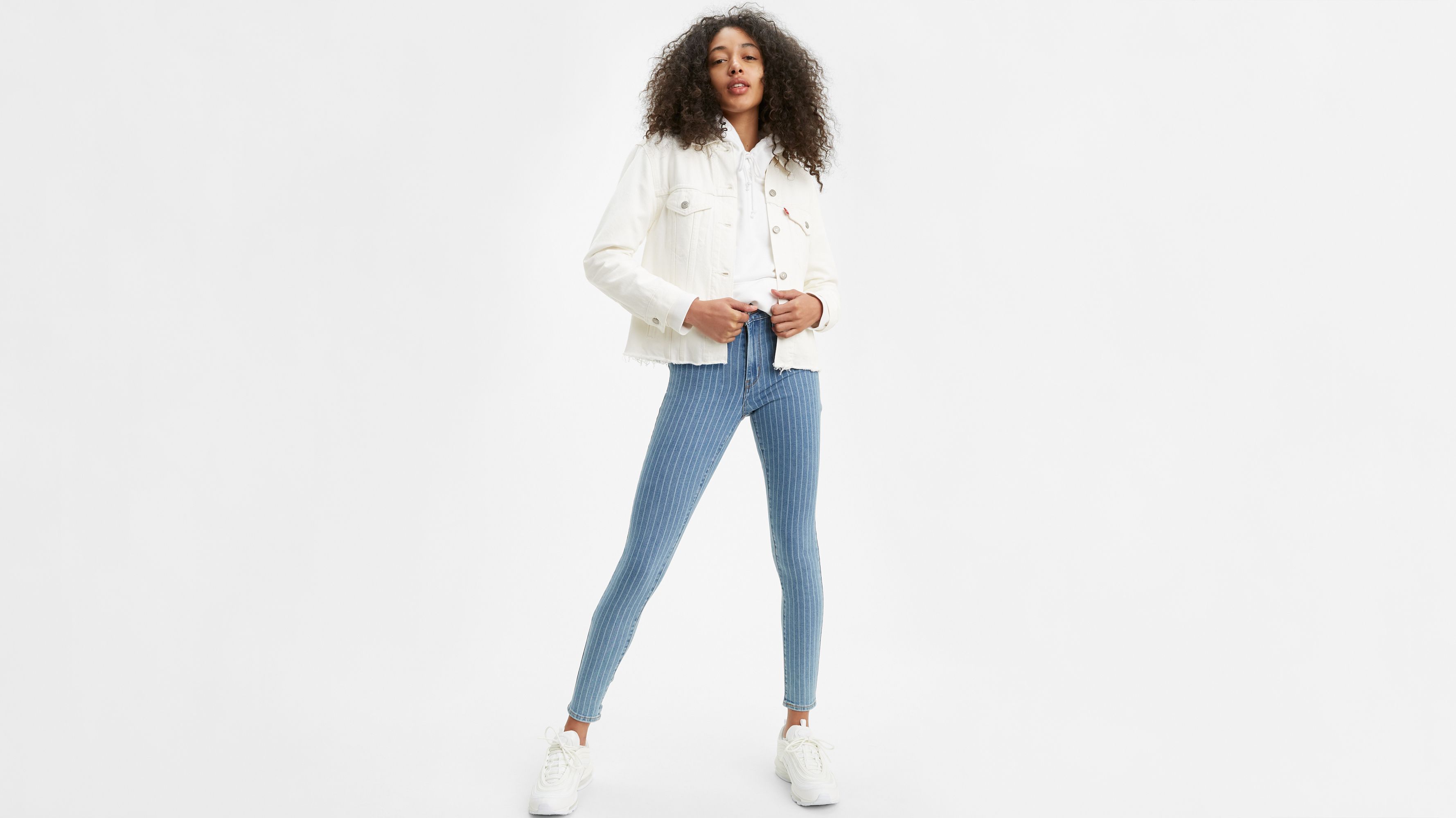 levi's side stripe jeans womens