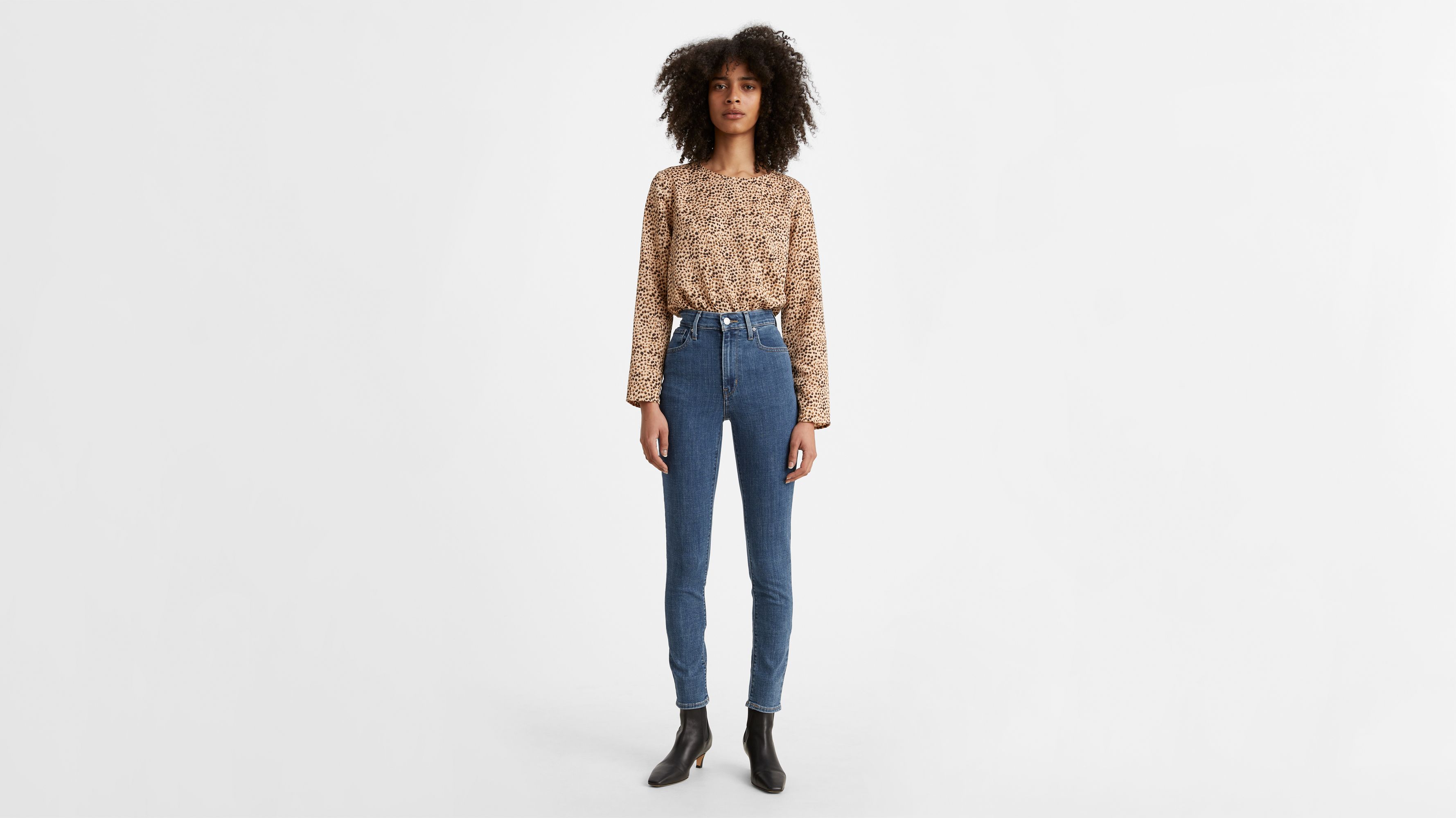high rise skinny levis 721