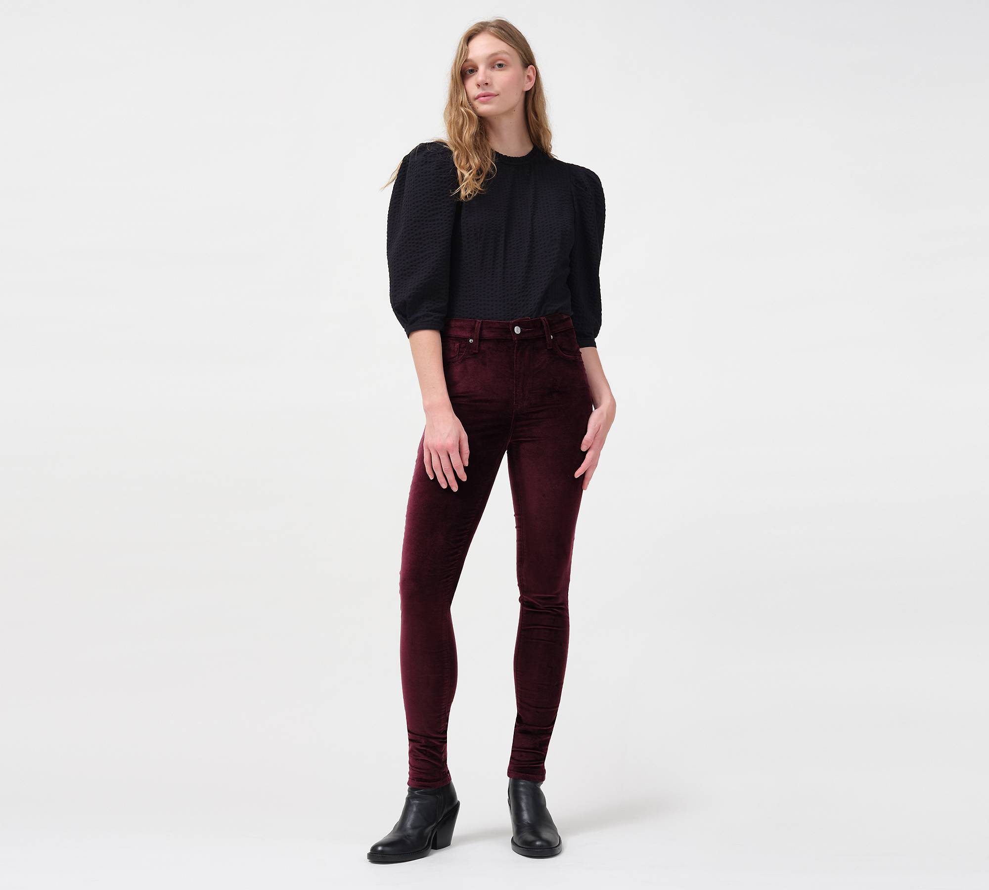 Velvet 721 High Rise Skinny Women's Jeans - Red | Levi's® US