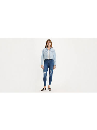 리바이스 Levi 721 High Rise Skinny Womens Jeans,Lapis Longing - Medium Wash