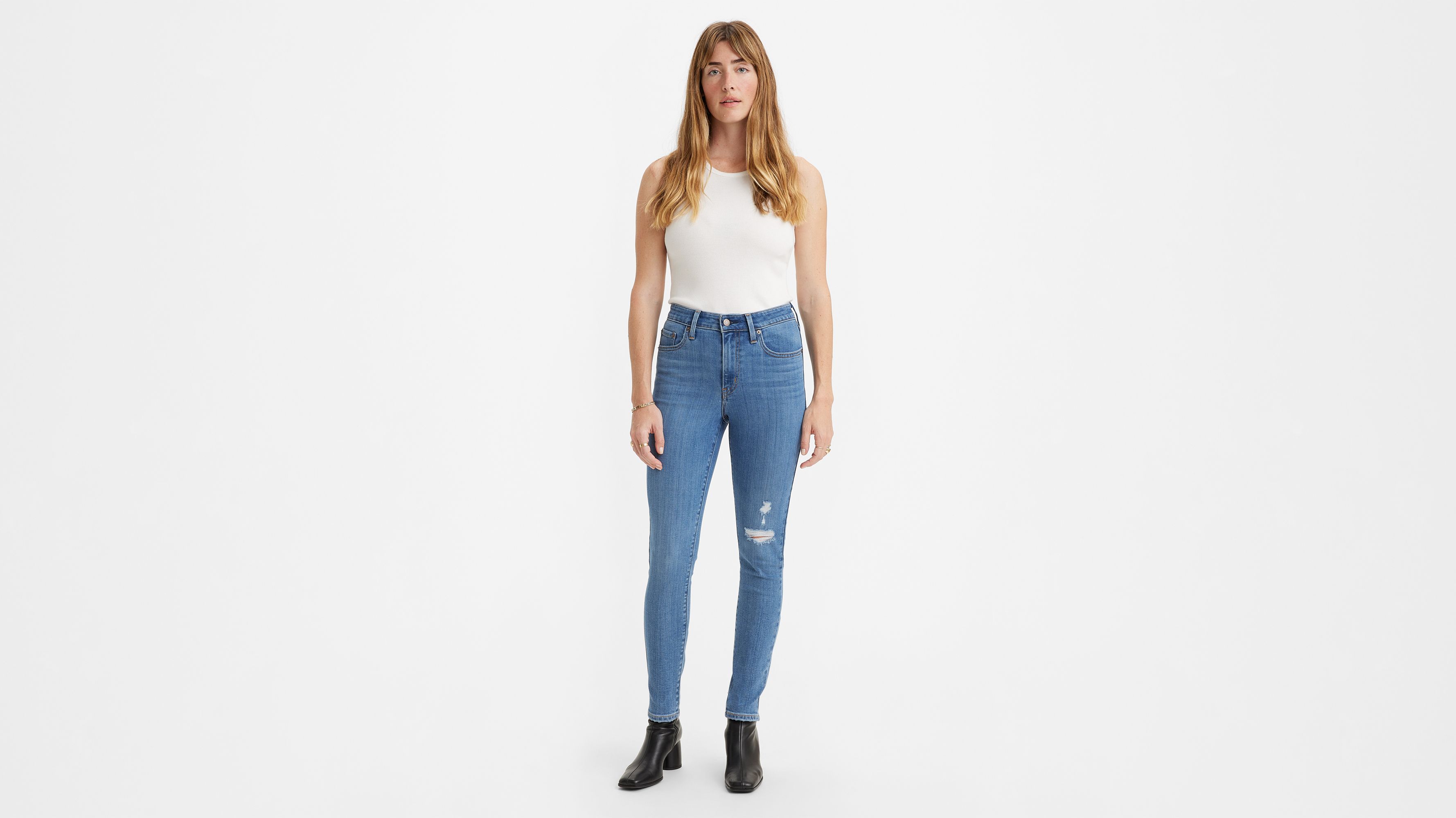 Levi's high rise skinny best sale jeans 721