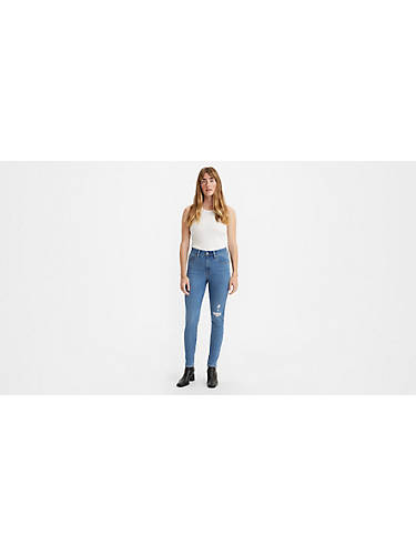 리바이스 Levi 721 High Rise Skinny Womens Jeans,Chelsea Bend - Medium Wash