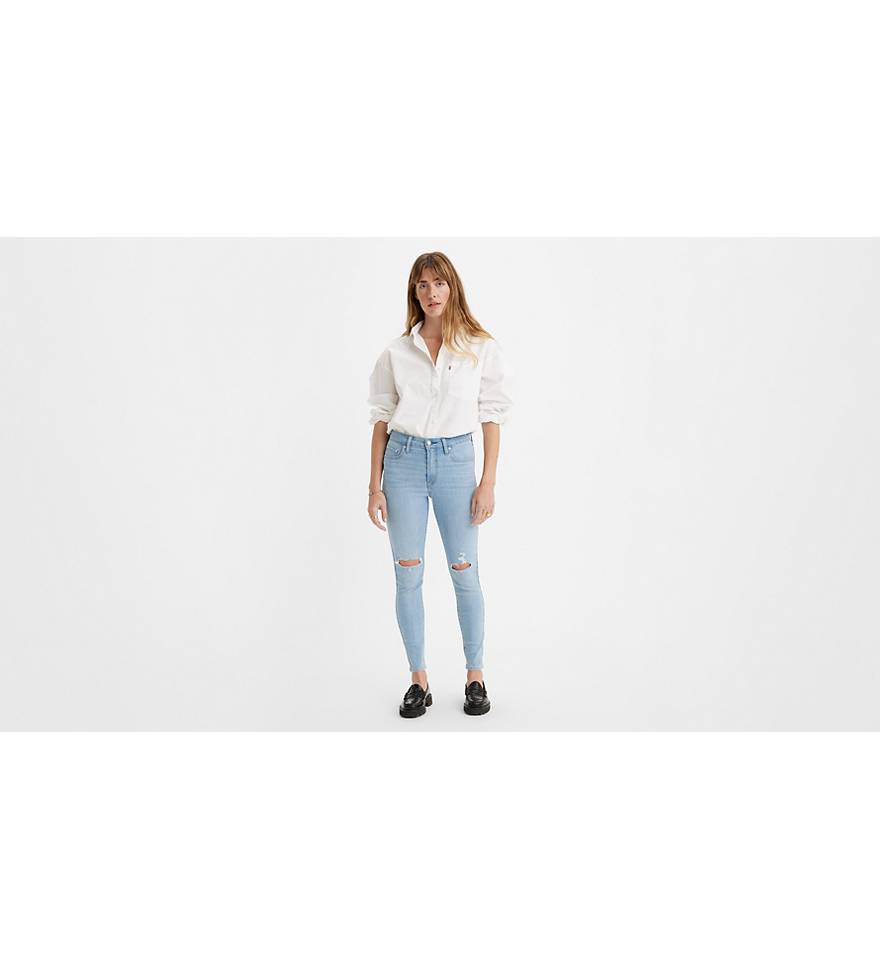 Levis - Slight Curve Modern Rise Skinny Jeans 8, Wet and me…