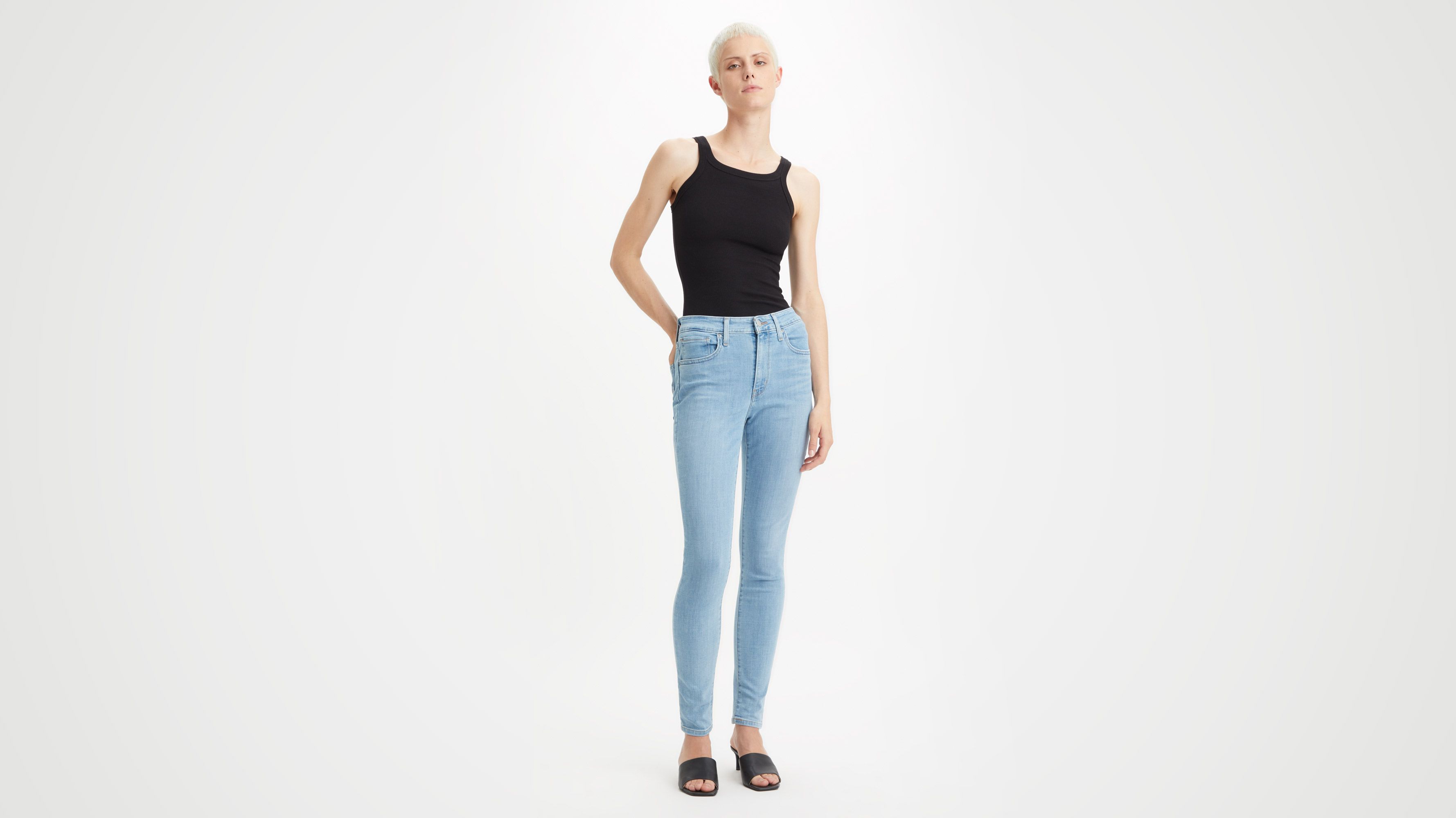 721™ High Rise Skinny Jeans - Blue | Levi's® FR