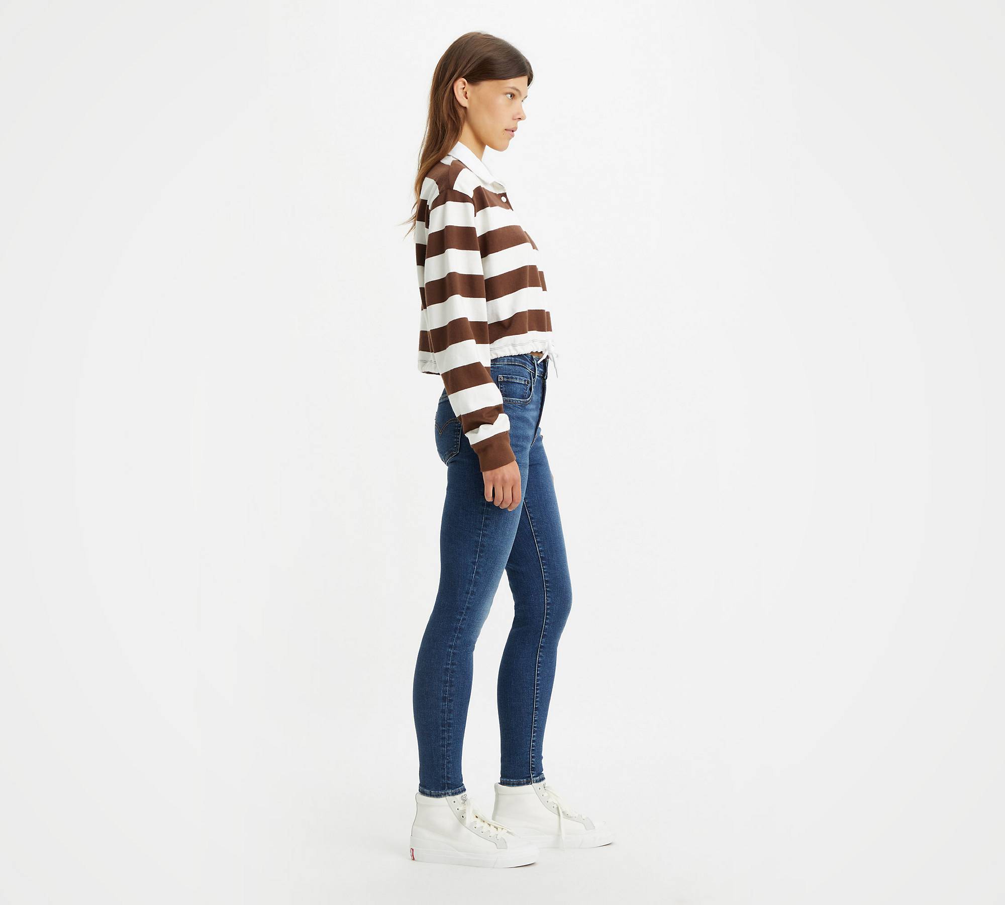 721™ High Rise Skinny Jeans - Blue | Levi's® NL